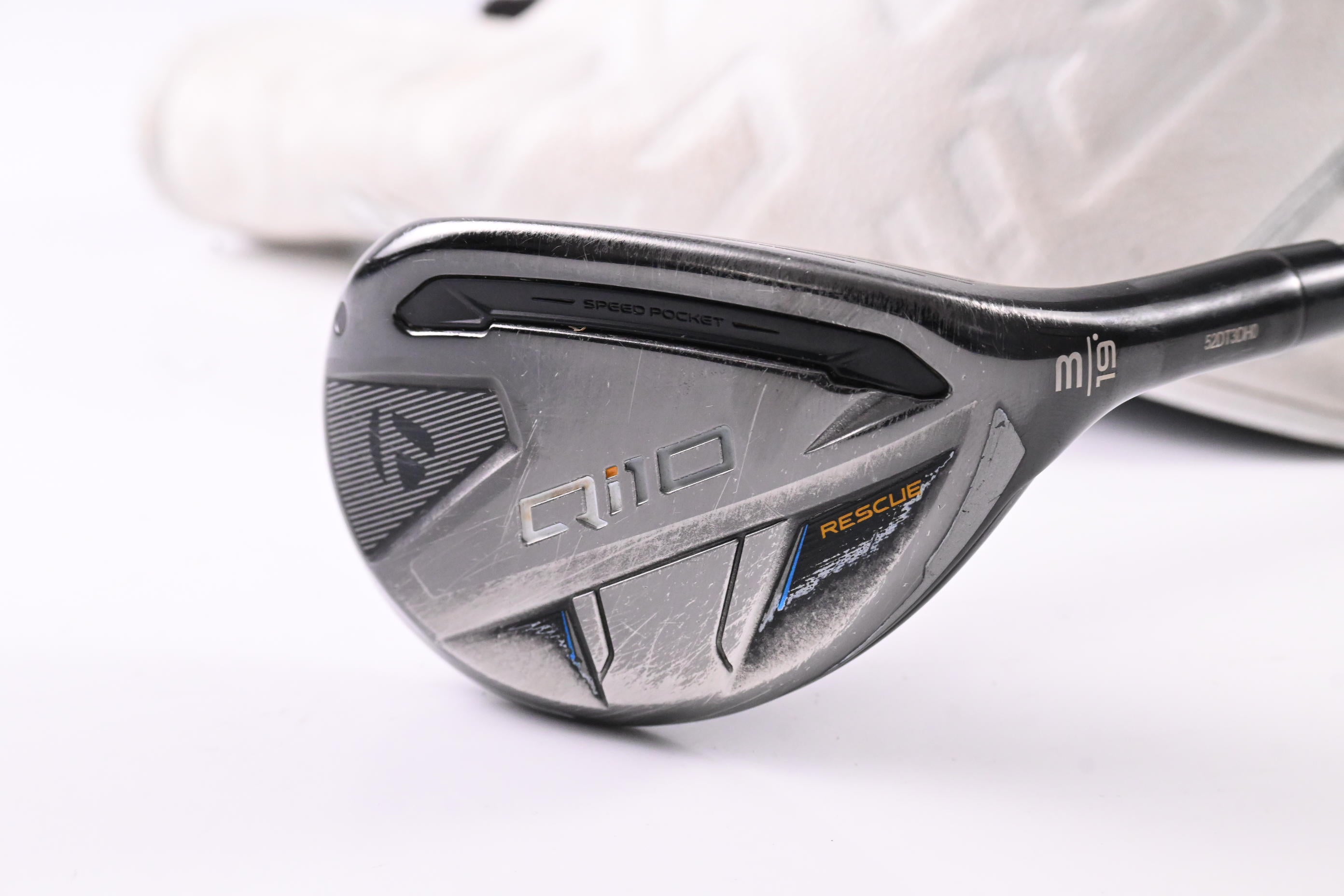 Taylormade Qi10 #3 Hybrid / 19 Degree / Stiff Flex Ventus TR Blue 7 Shaft