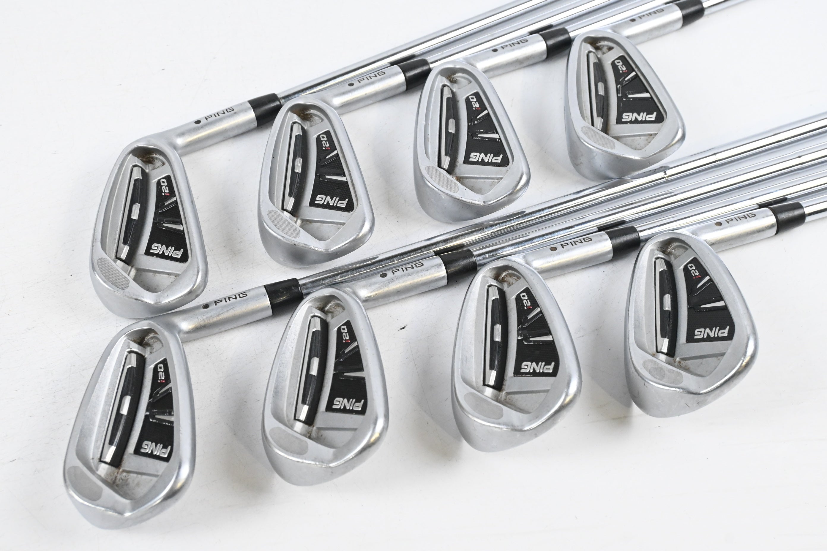Ping i20 Irons / 4-PW+GW / Black Dot / Regular Ping CFS Shafts
