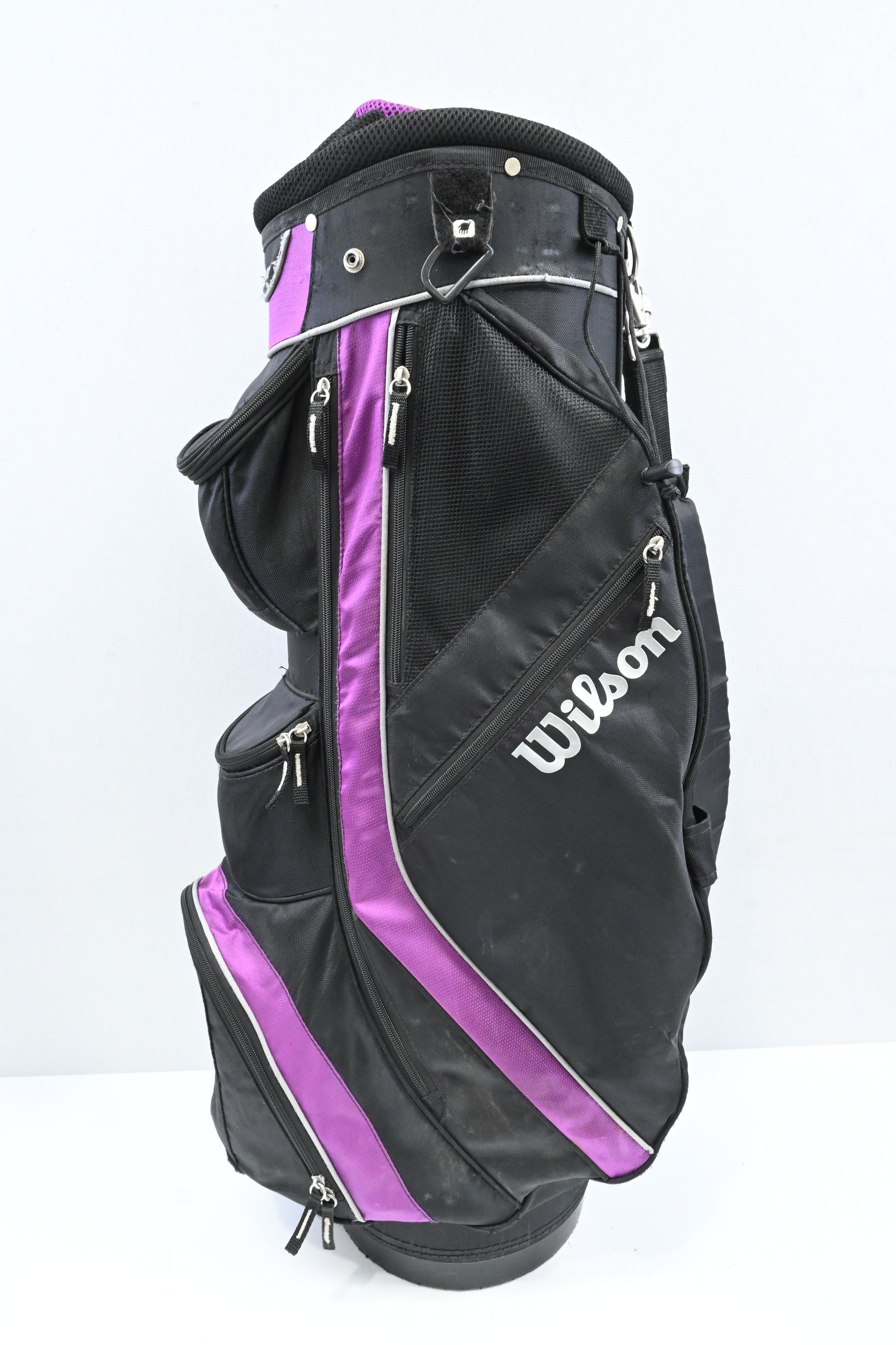 Wilson Cart Bag / 14-Way / Black, Purple