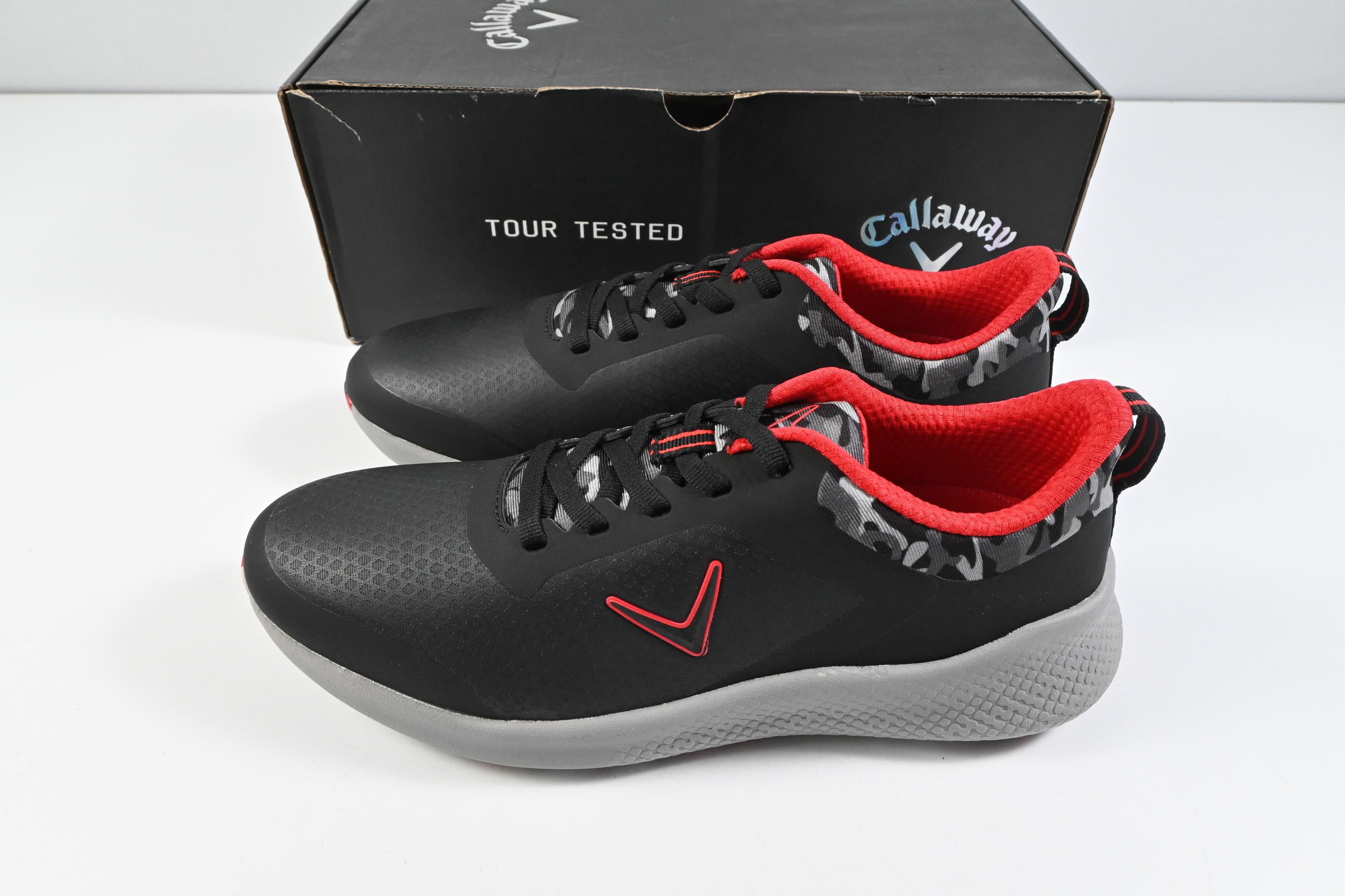 Callaway Star Golf Shoes / Size UK 8 / Black, Grey