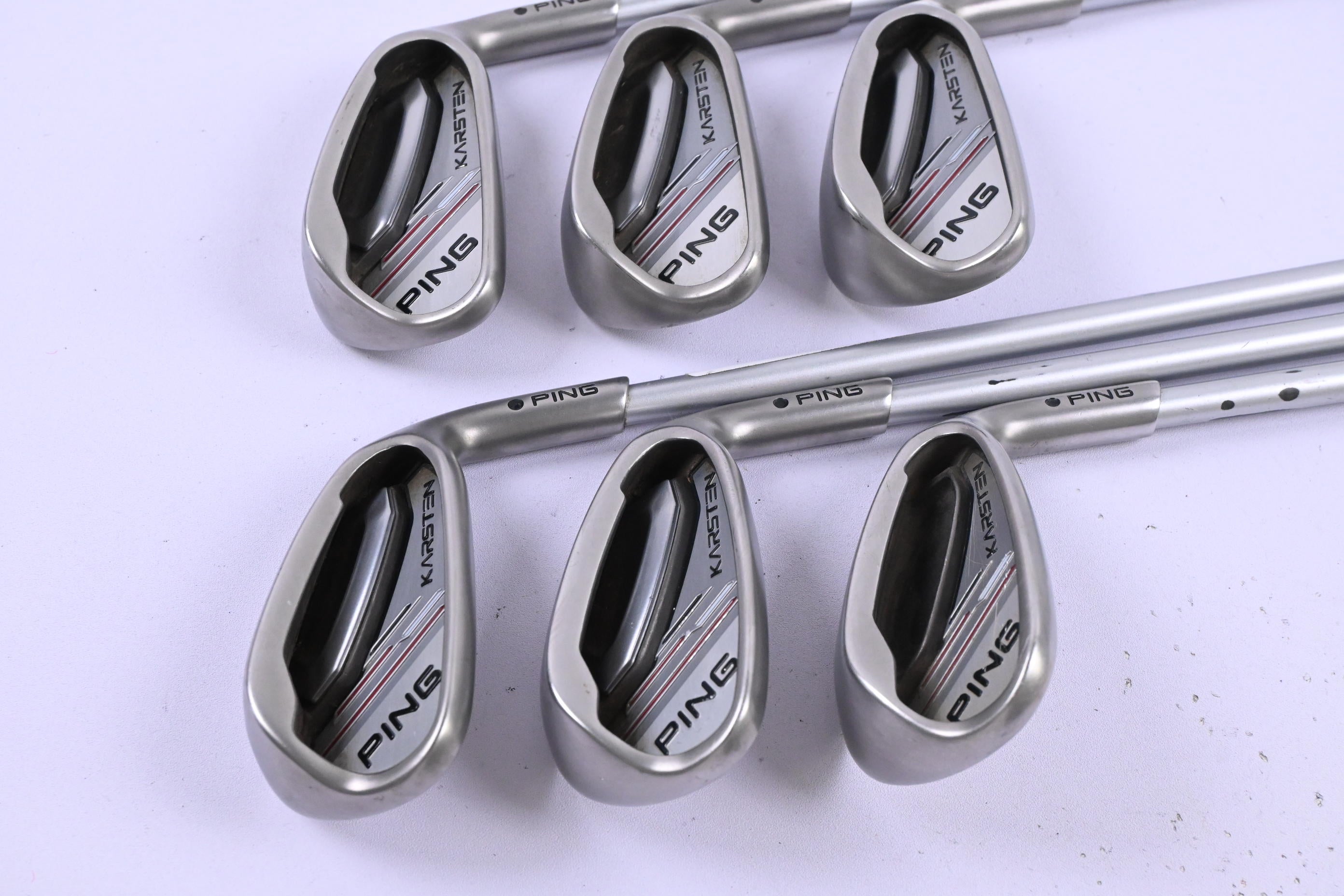 Ping Karsten 2014 Irons / 6-PW+SW / Black Dot / Regular Flex Ping KS40i Shafts