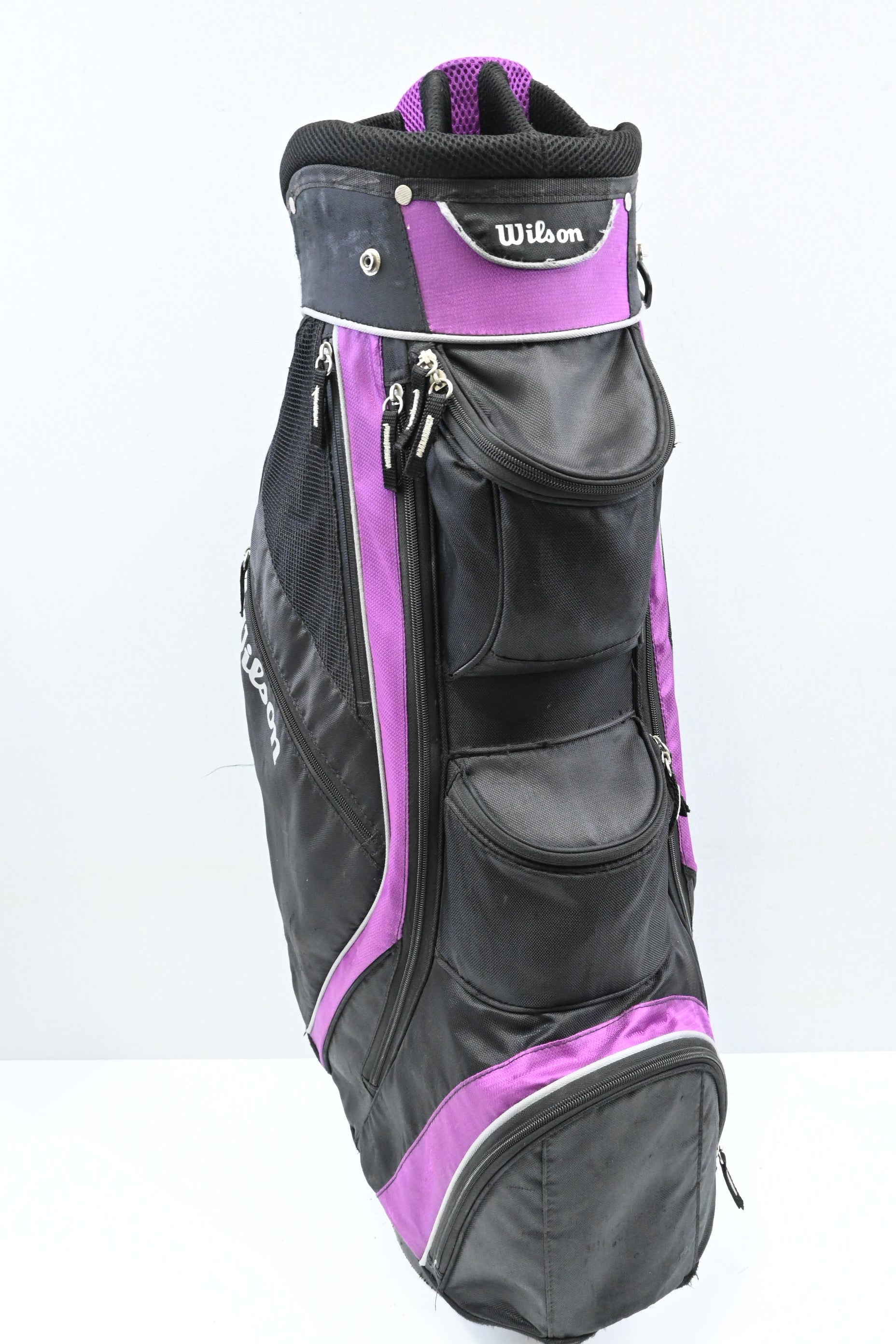 Wilson Cart Bag / 14-Way / Black, Purple