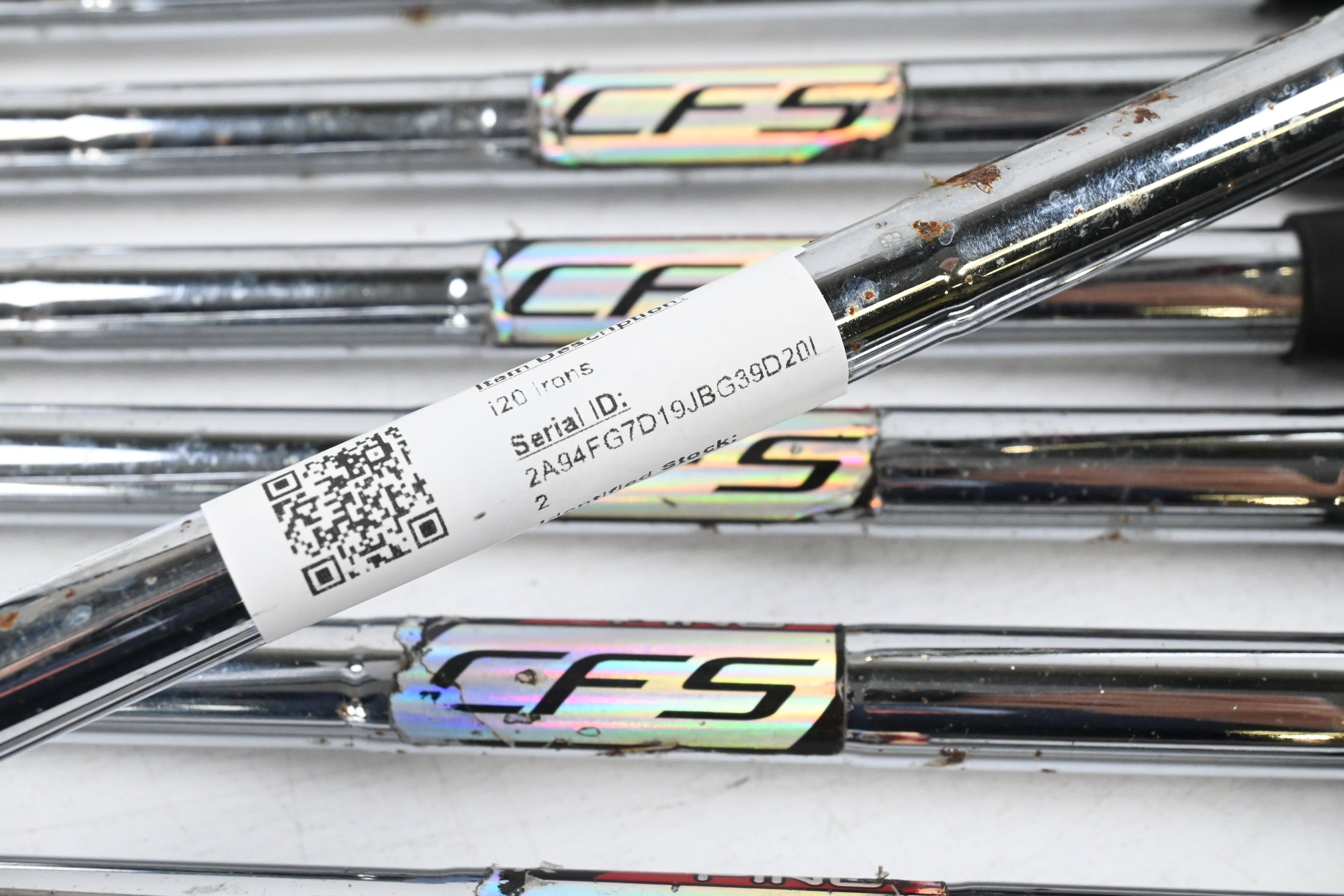 Ping i20 Irons / 4-PW+GW / Black Dot / Regular Ping CFS Shafts