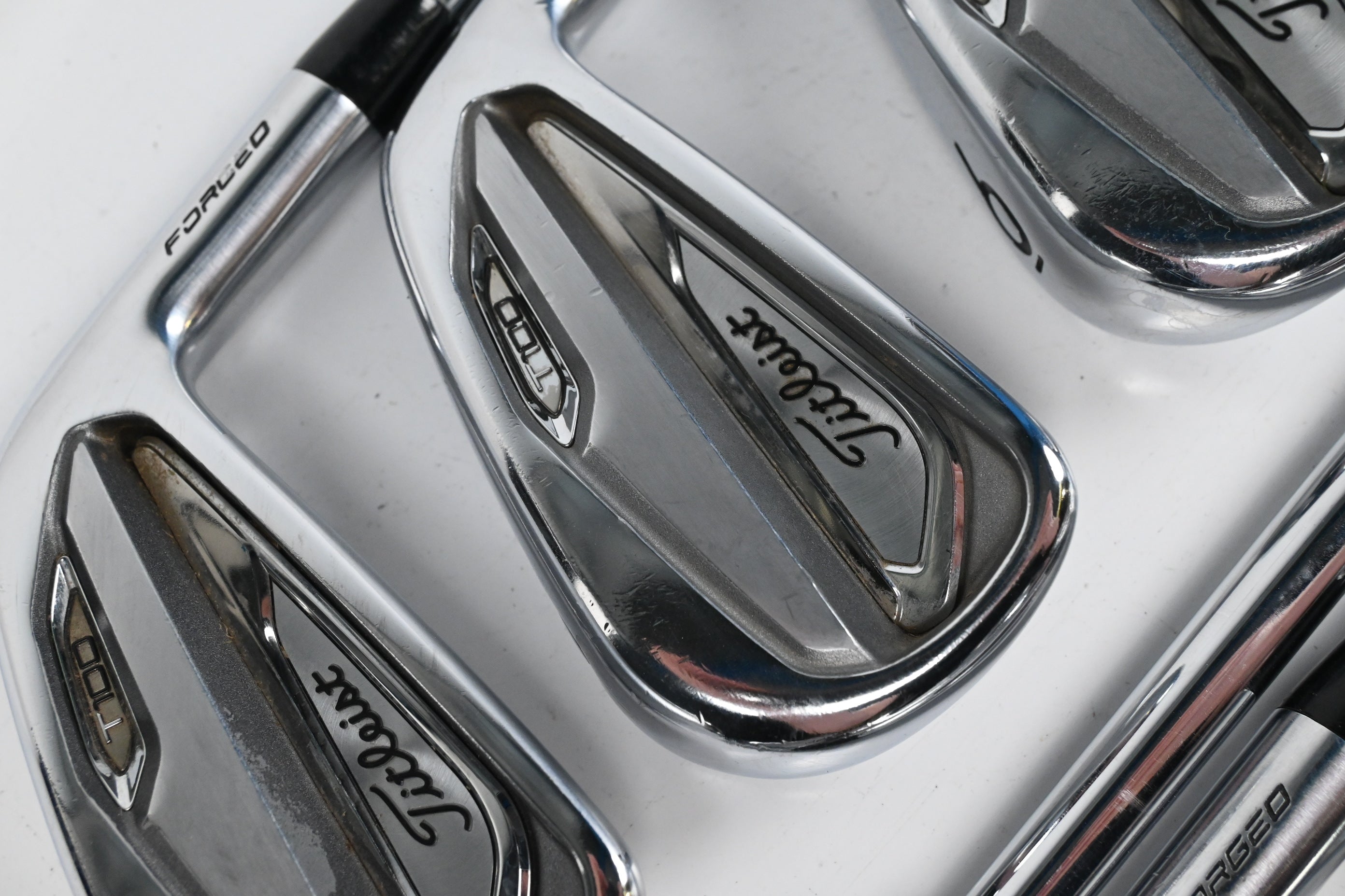 Titleist T100 2019 Irons / 4-PW / Stiff Flex AMT S300 Tour White Shafts