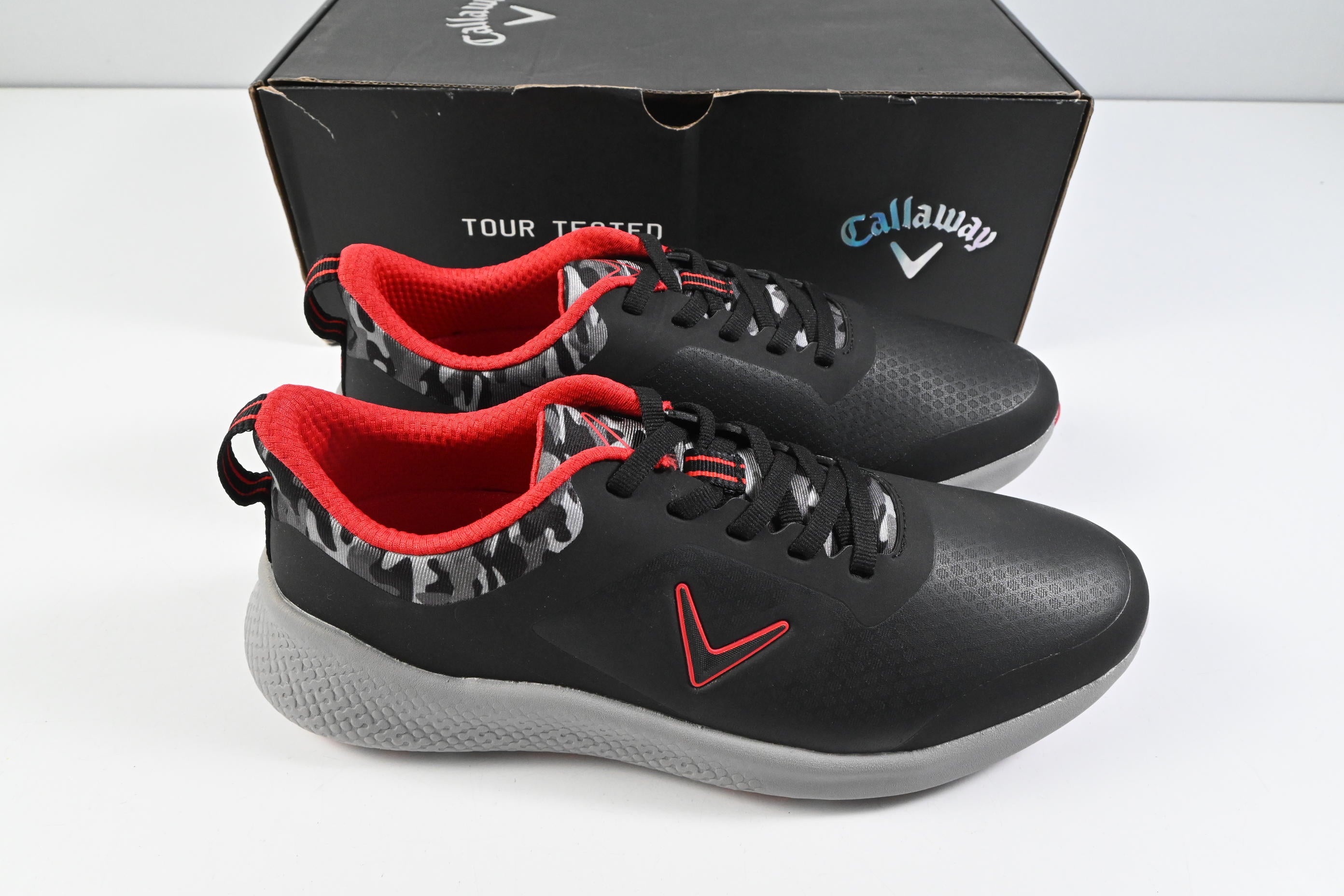 Callaway Star Golf Shoes / Size UK 8 / Black, Grey