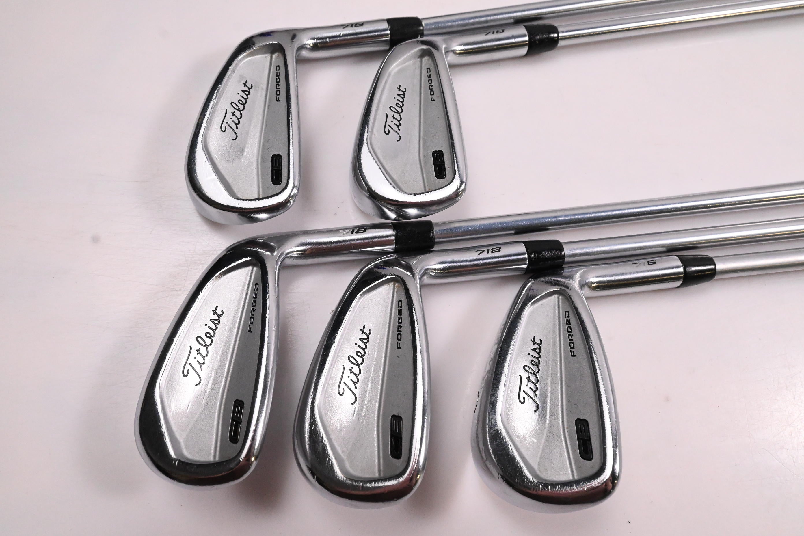 Titleist 718 CB Irons / 6-PW / Stiff Flex Project X IO 110 Shafts