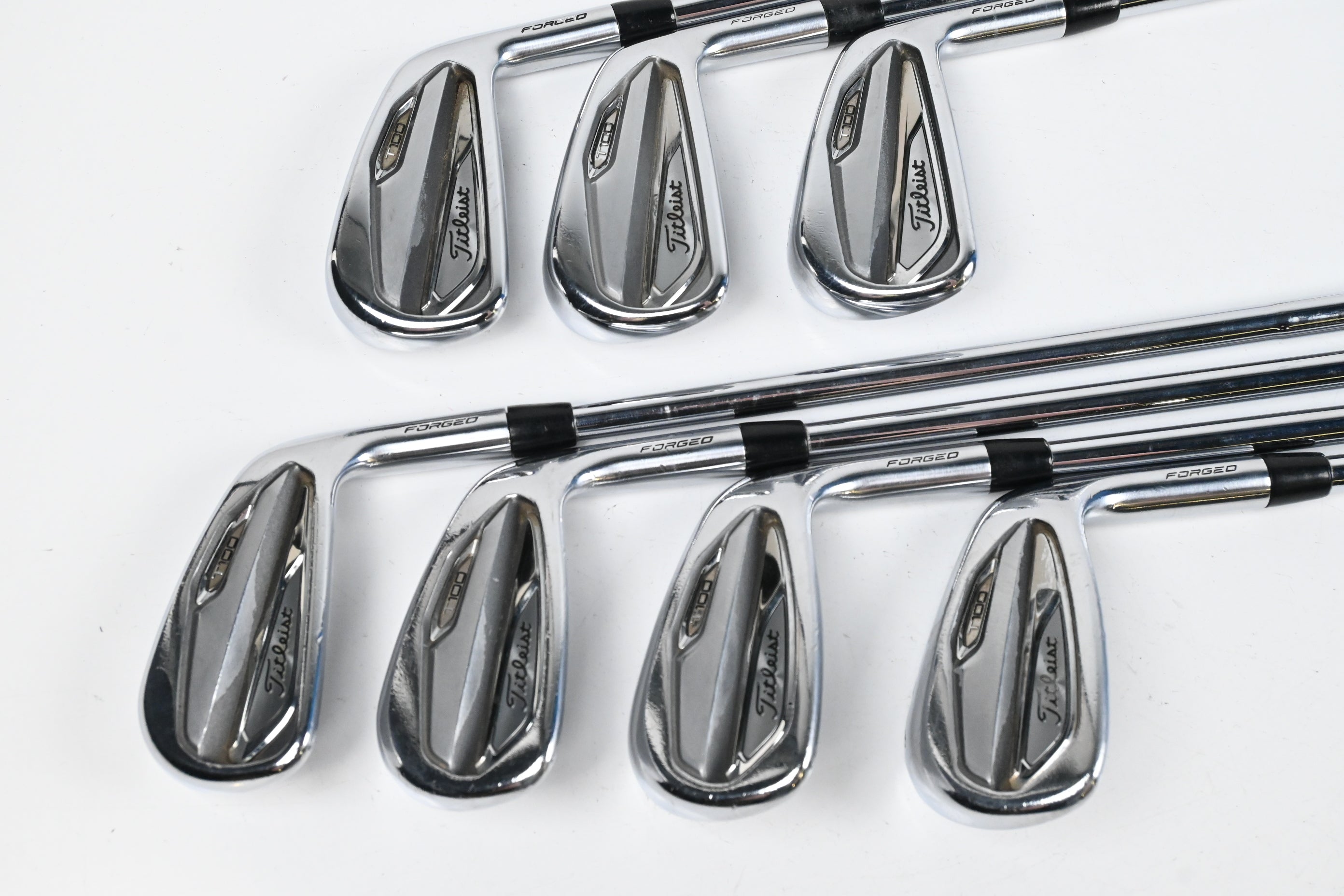 Titleist T100 2019 Irons / 4-PW / Stiff Flex AMT S300 Tour White Shafts