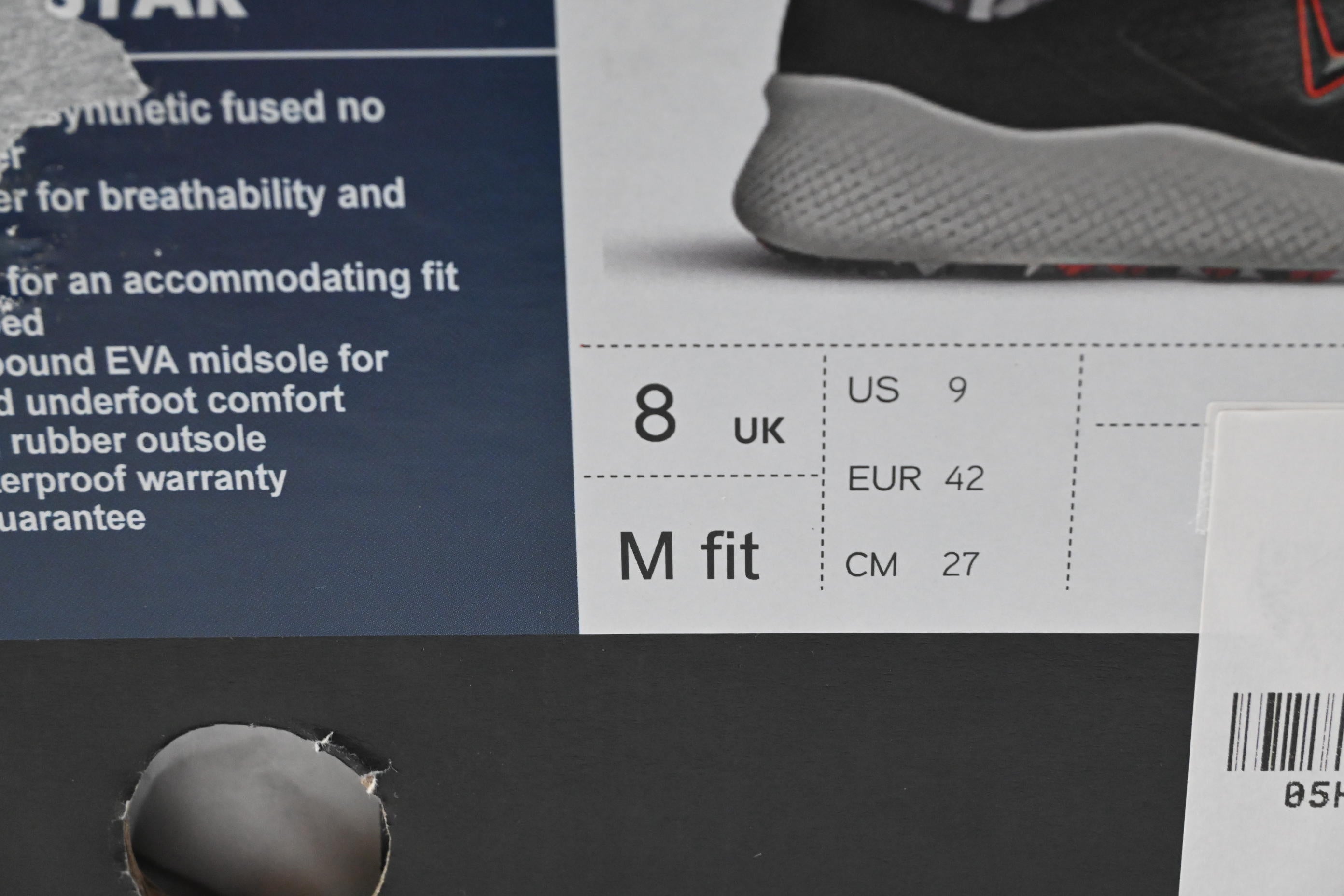 Callaway Star Golf Shoes / Size UK 8 / Black, Grey