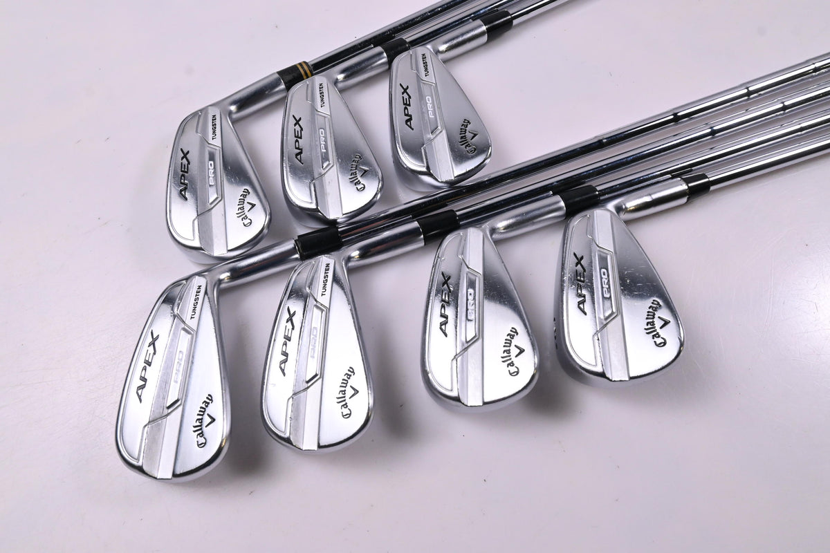 Callaway Apex Pro 21 Irons / 3-9i / X-Flex Elevate ETS 115 Shafts