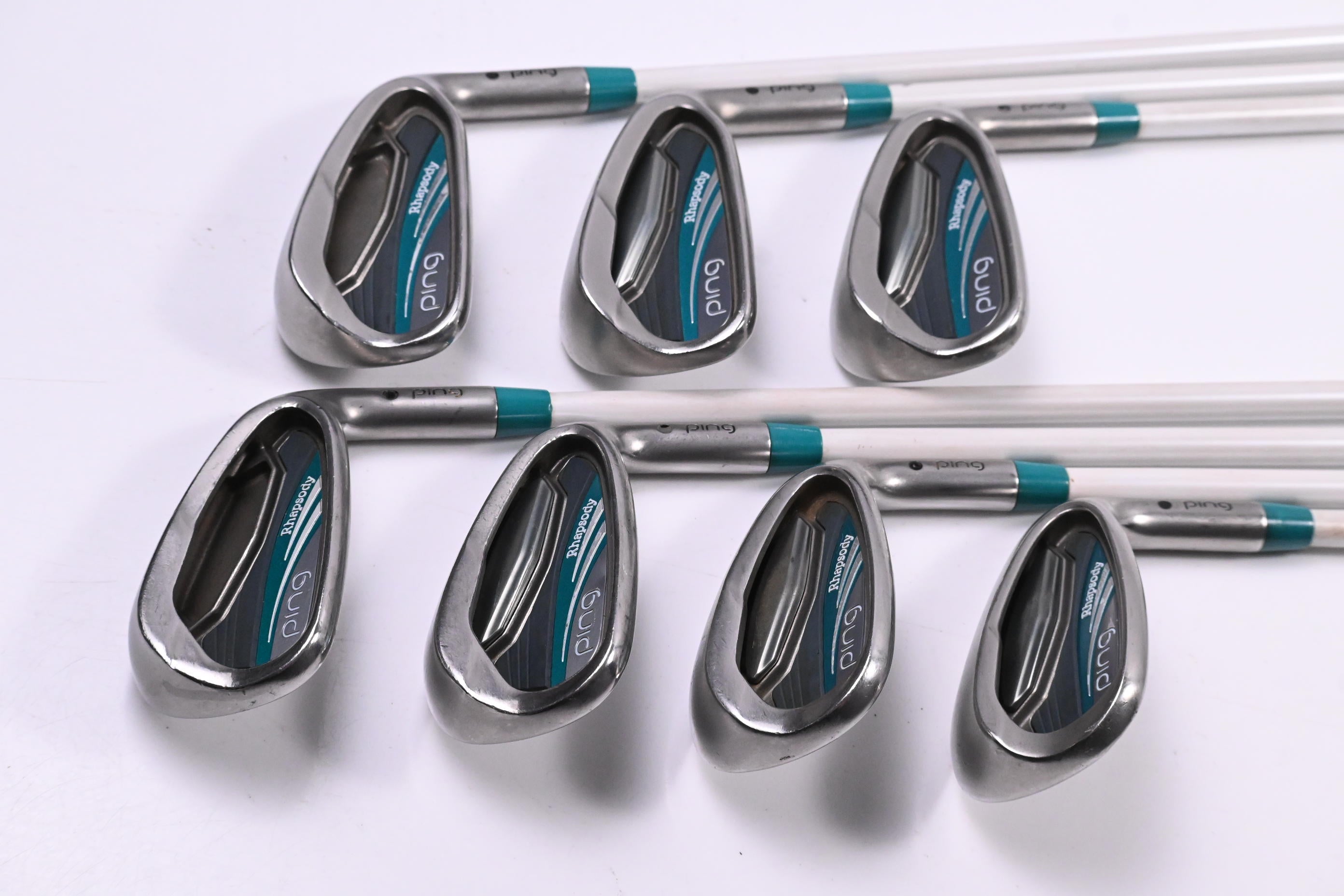 Ladies Ping Rhapsody 2015 Irons / 6-PW+UW+SW / Black Dot / Ladies Flex ULT220