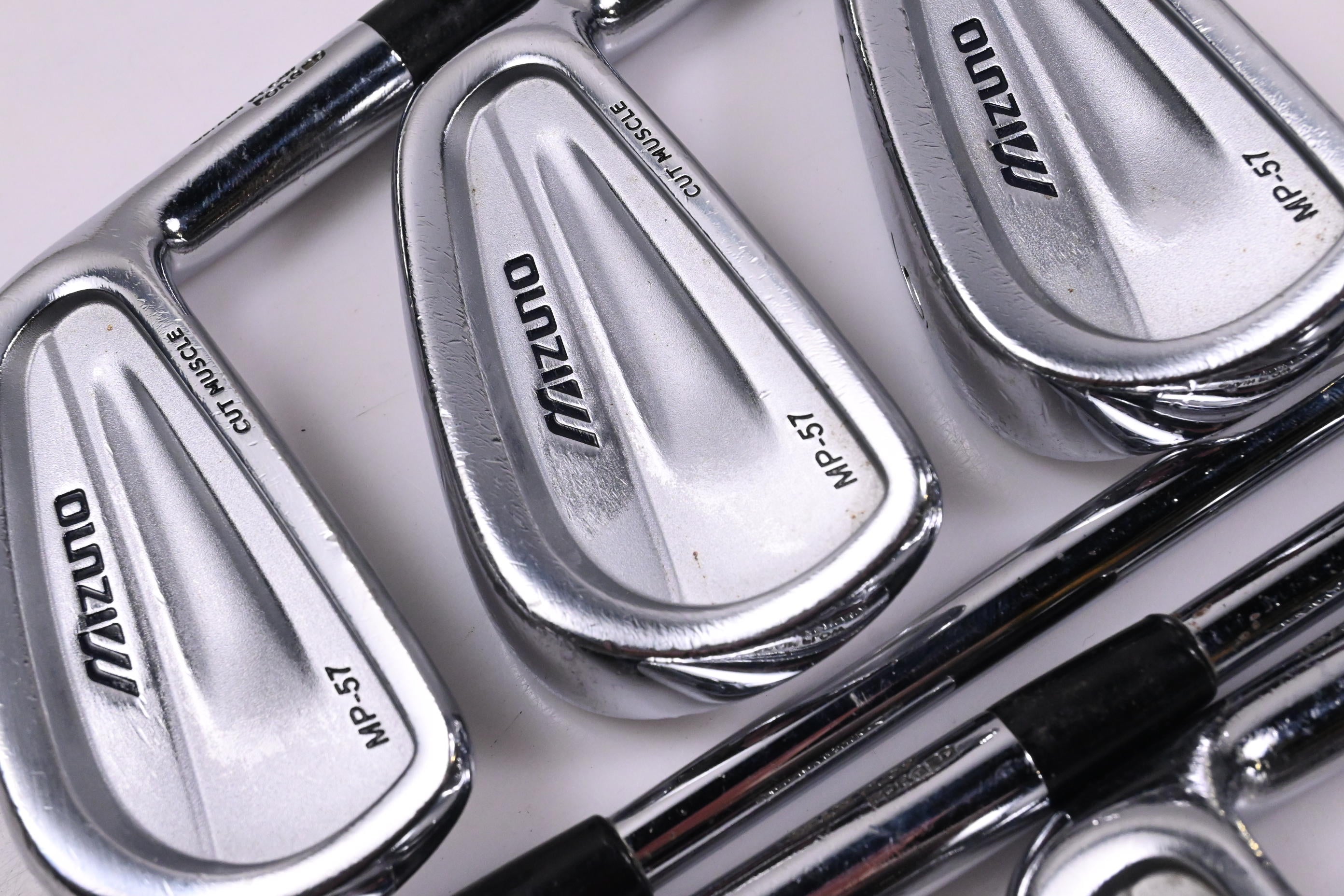 Mizuno MP-57 Irons / 4-PW / Regular Flex Dynamic Gold R300 Shafts