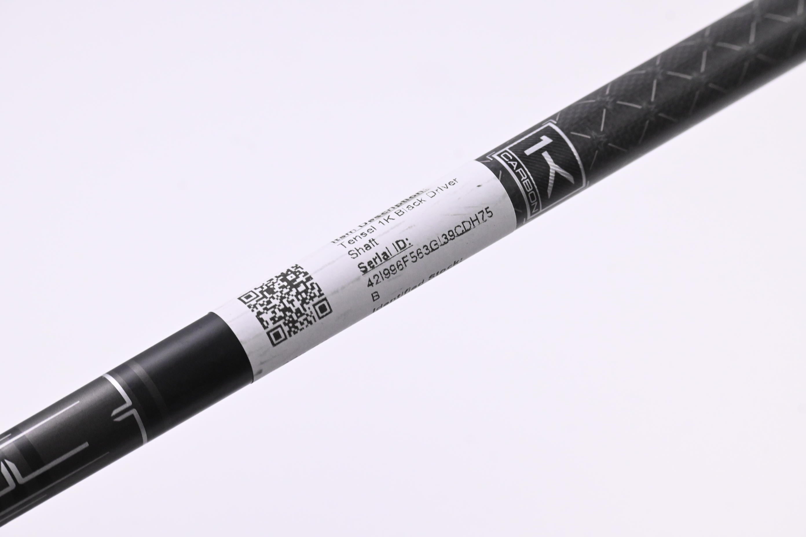 Mitsubishi Tensei 1K Black 65 Driver Shaft / Stiff Flex / Titleist Adapter