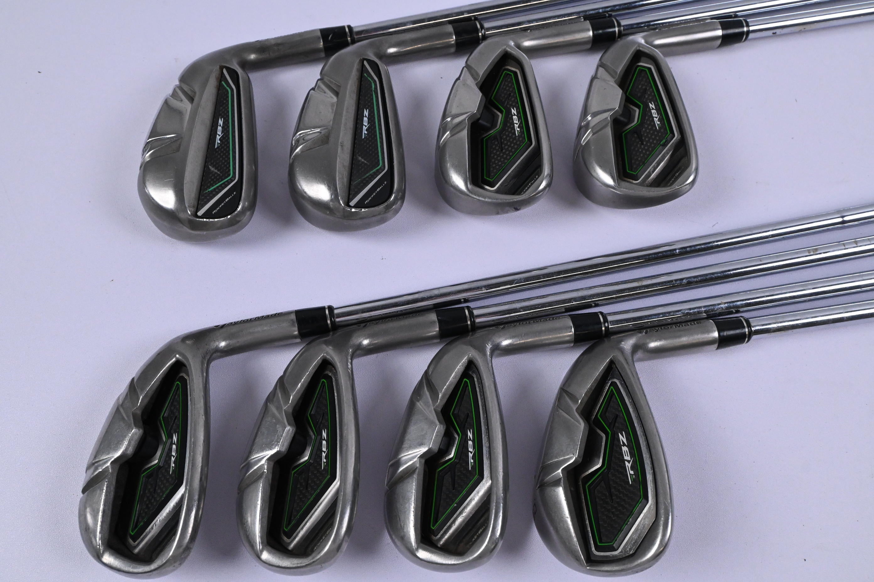Taylormade RBZ Irons / 5-PW+GW+SW / Regular Flex Tayormade RBZ Shafts