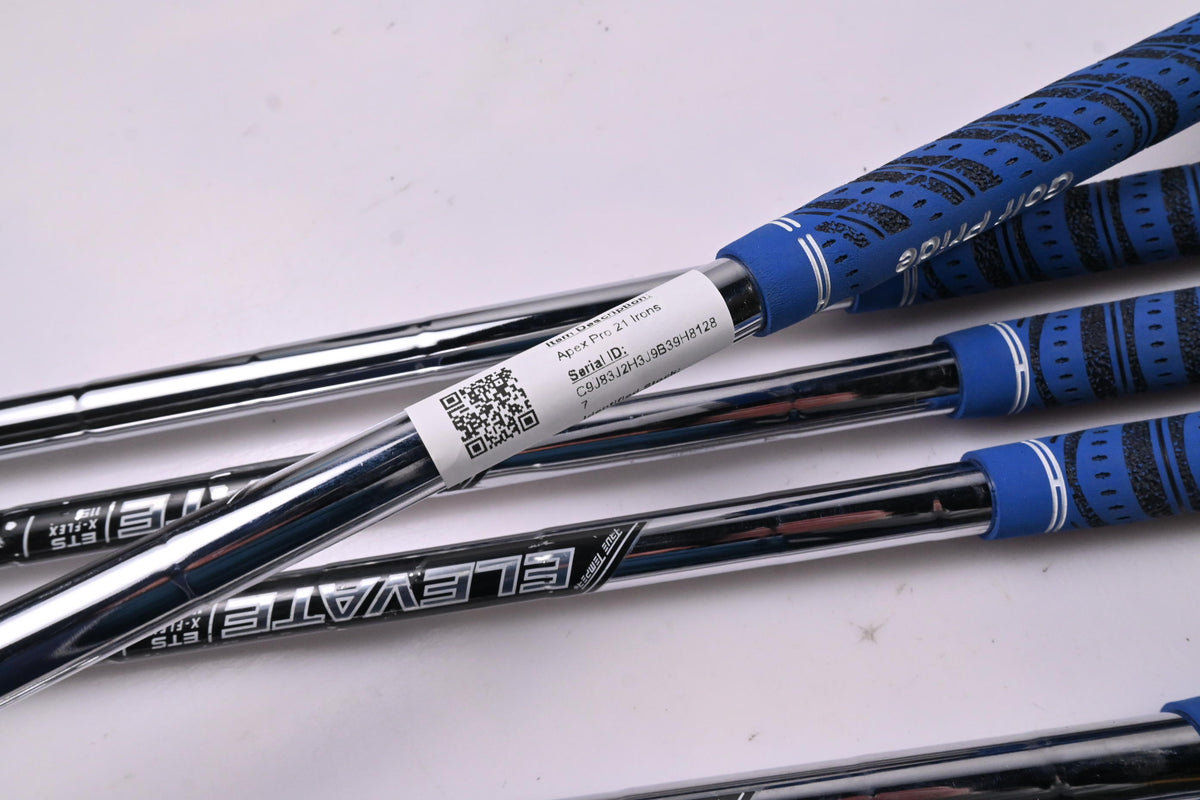 Callaway Apex Pro 21 Irons / 3-9i / X-Flex Elevate ETS 115 Shafts