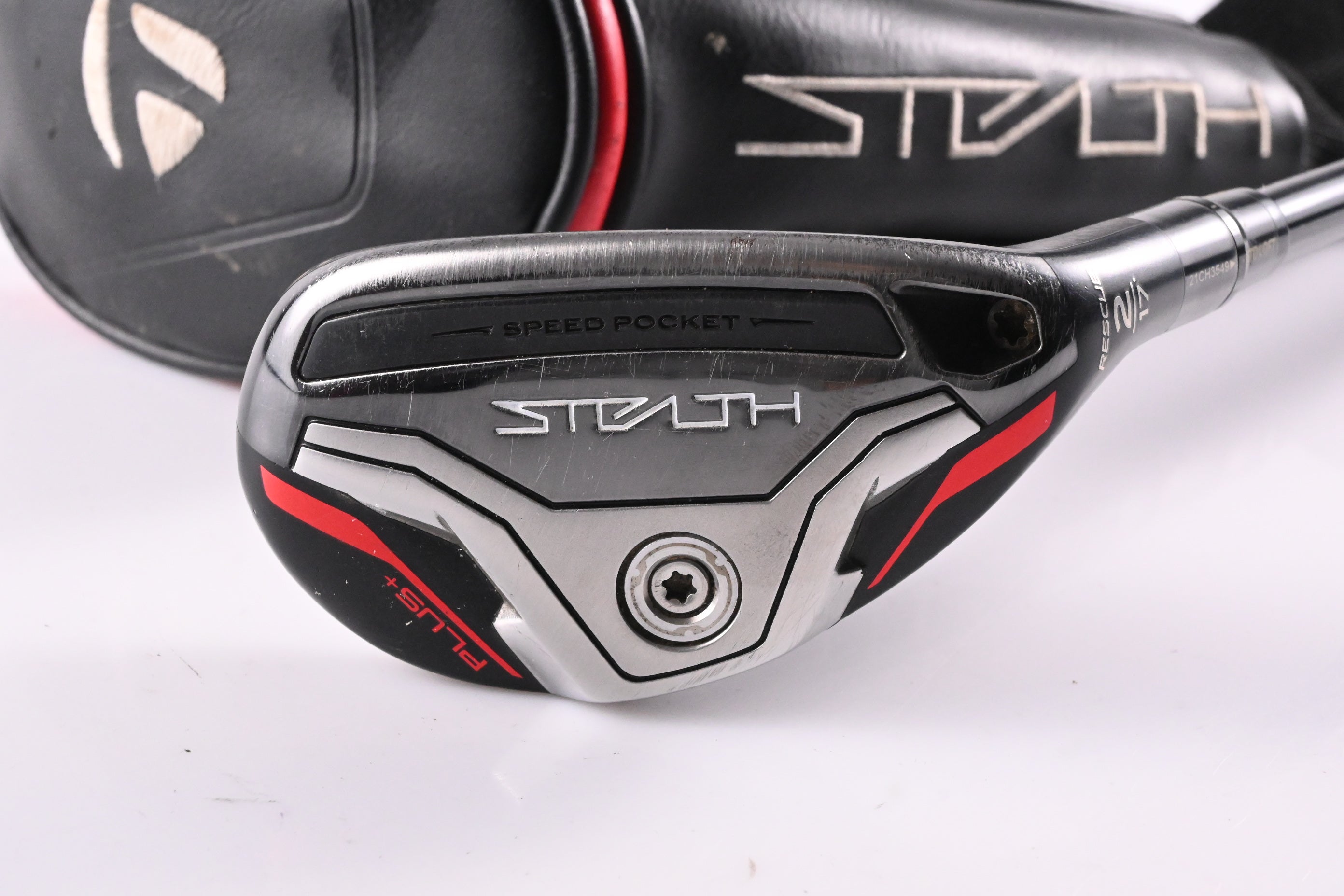 Taylormade Stealth Plus #2 Hybrid / 17 Degree / Stiff Flex HZRDUS Smoke Red RDX