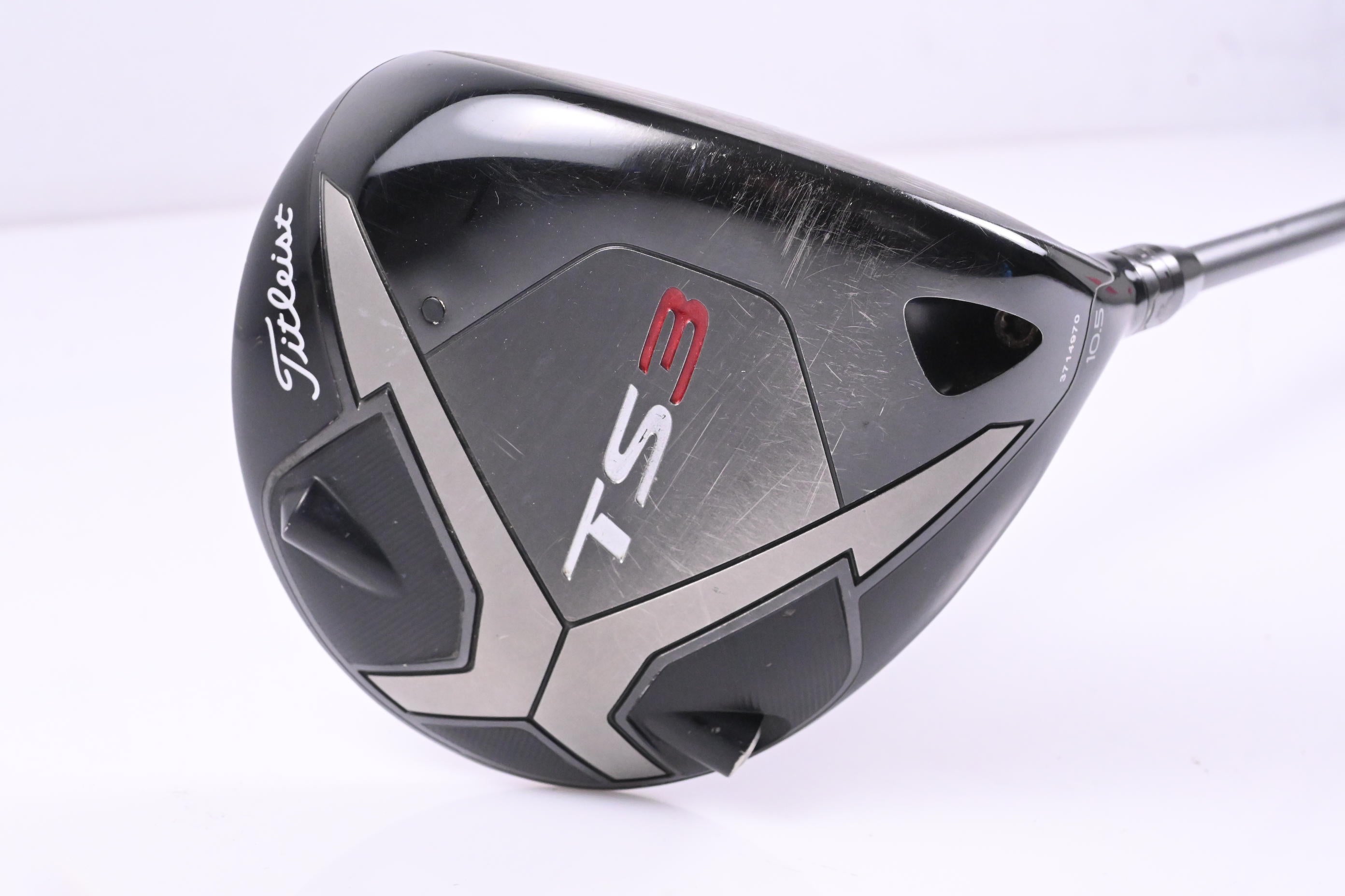 Titleist TS3 Driver / 10.5 Degree / Stiff Flex Project X HZRDUS Smoke Black 60