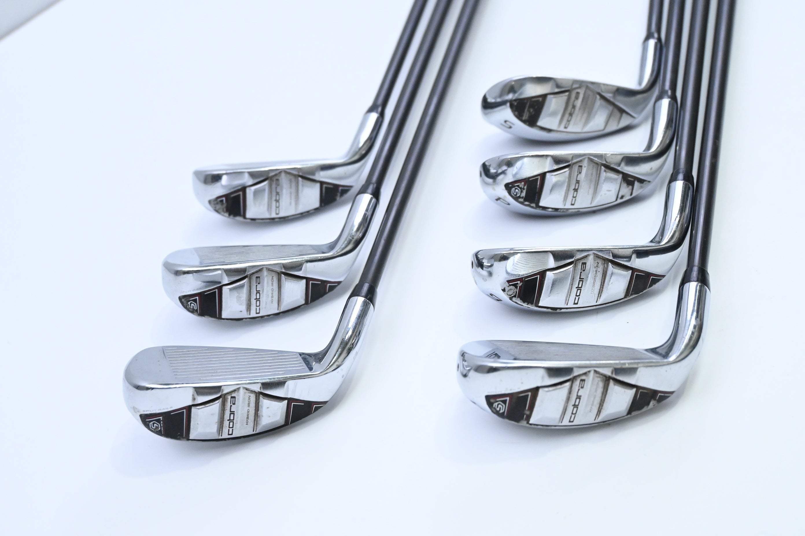 Cobra T-Rail 2023 Irons / 5-PW+SW / Senior Flex Cobra Ultralite 45 Shafts