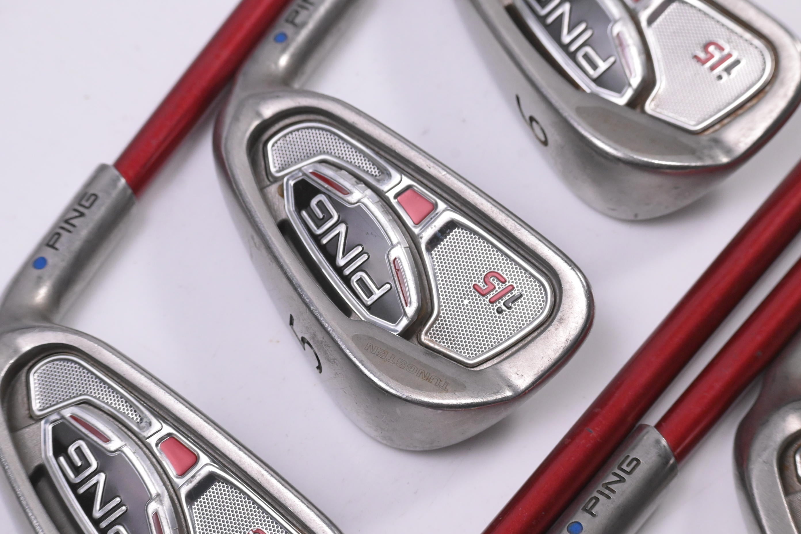 Ping i15 Irons / 4-PW / Blue Dot / Regular Flex Ping TFC 149 I Shafts