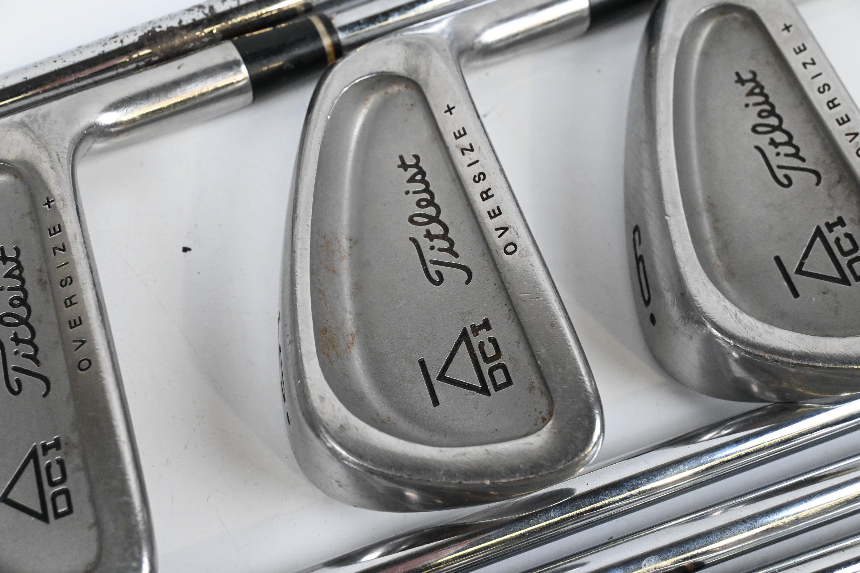 Titleist DCI Oversize+ Irons / 3-PW+SW / Regular Flex Titleist Tri-Spec Shafts