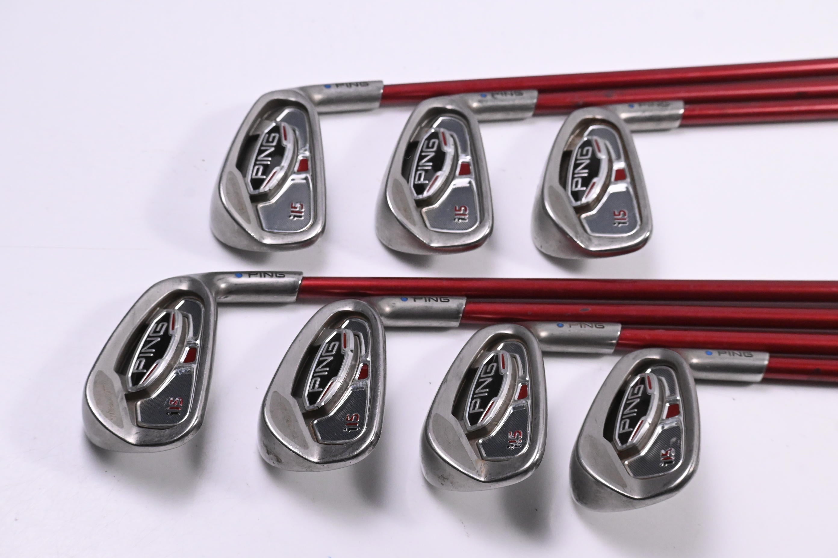 Ping i15 Irons / 4-PW / Blue Dot / Regular Flex Ping TFC 149 I Shafts