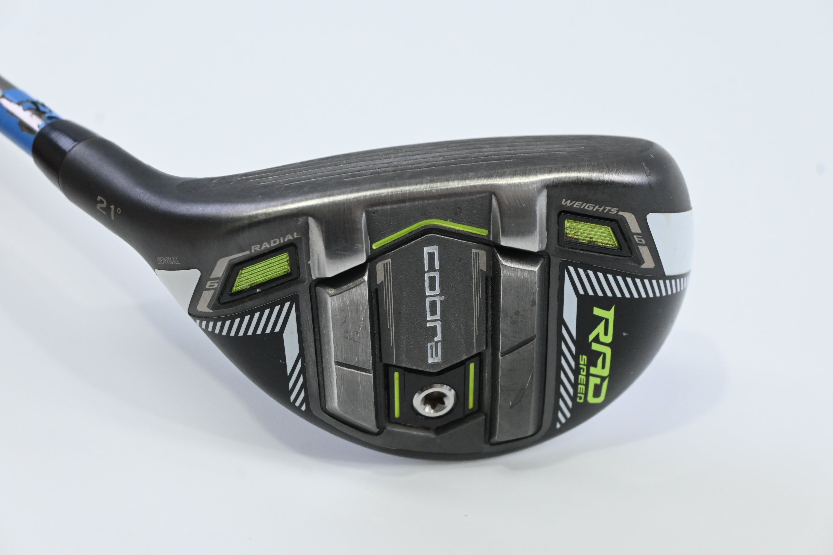 Left Hand Cobra King Radspeed #4 Hybrid / 21 Degree / Stiff Flex UST Recoil ESX