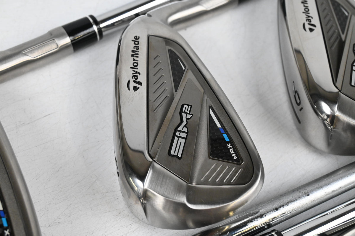Taylormade SIM2 Max Irons / 4-PW / Stiff Flex KBS MAX MT 85 Shafts