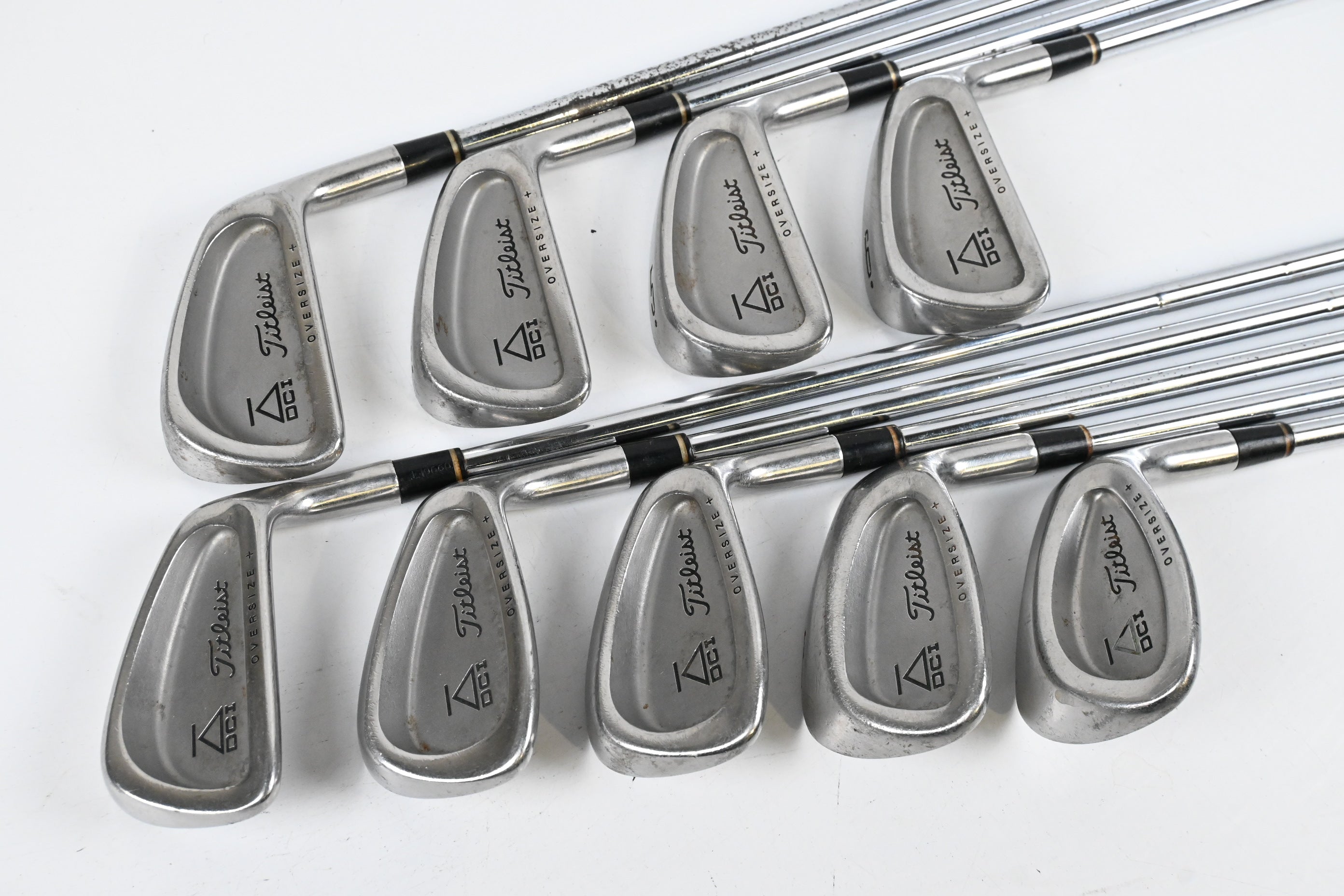 Titleist DCI Oversize+ Irons / 3-PW+SW / Regular Flex Titleist Tri-Spec Shafts