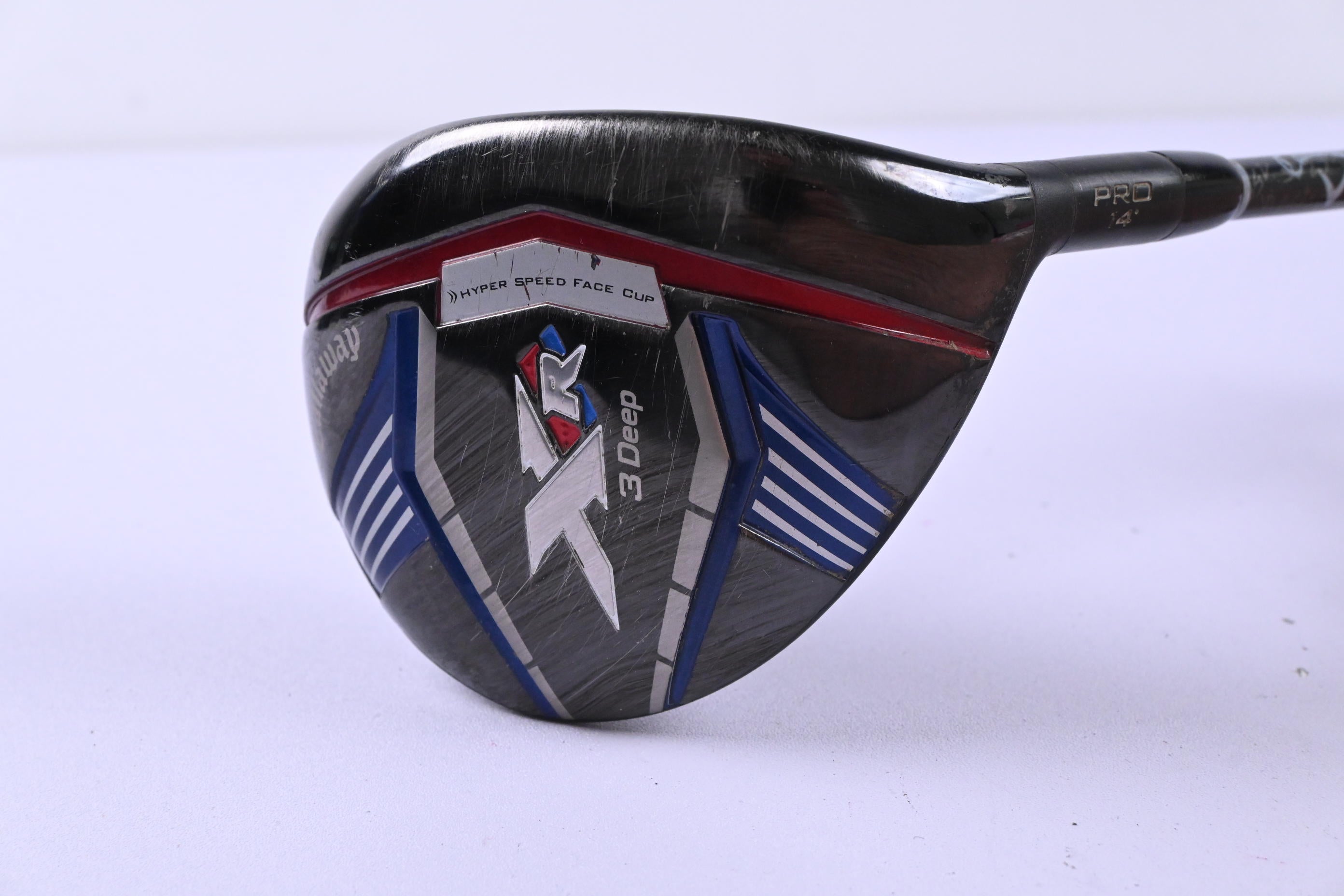 Callaway XR Deep #3 Wood / 14 Degree / Regular Flex Project X San Diego 75 Shaft