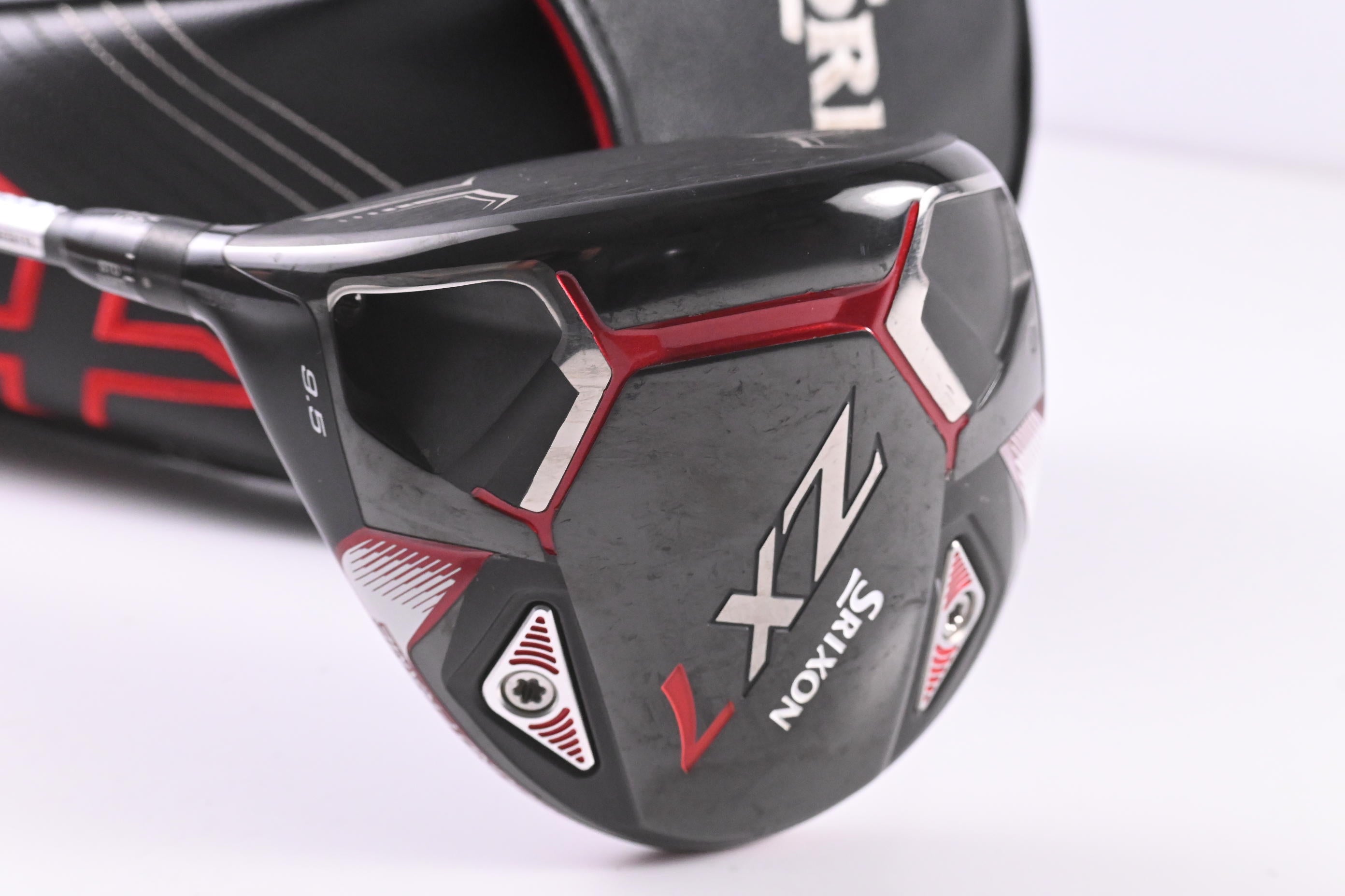 Left Hand Srixon ZX7 Driver / 9.5 Degree / Stiff Flex HZRDUS Smoke Black 60