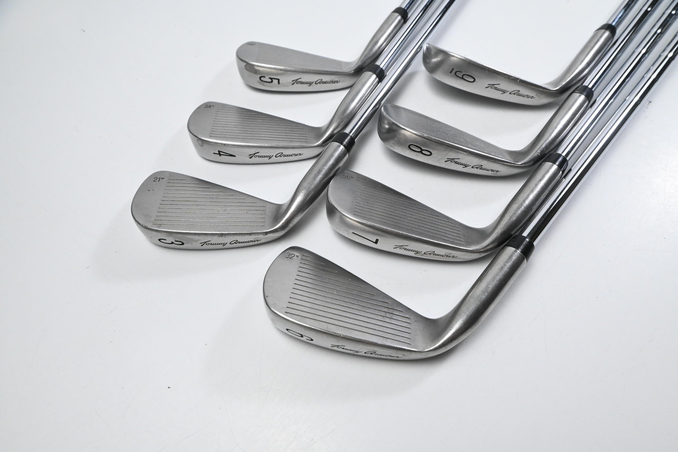 Tommy Armour 845S Silver Scot Irons / 3-9i / Stiff Flex Tour Step Shafts