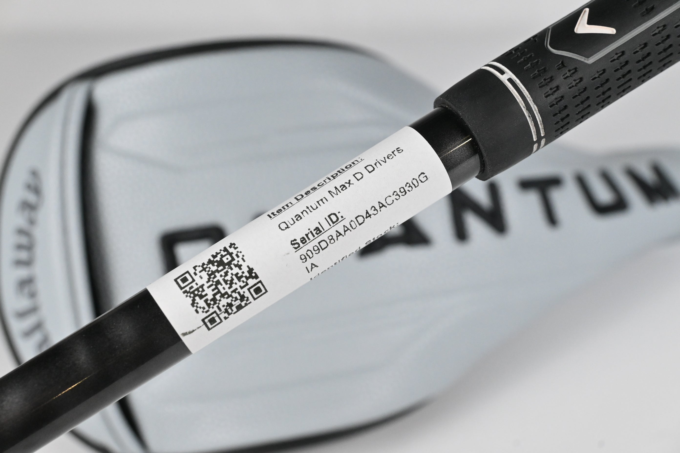 Callaway Quantum Max D Driver / 12 Degree / Stiff Flex Evenflow Riptide 50 Shaft