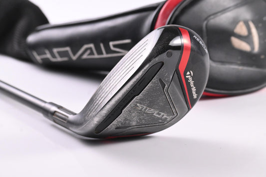 Left Hand Taylormade Stealth #4 Hybrid / 22 Degree / Regular Flex Ventus Red 6
