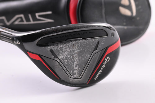 Left Hand Taylormade Stealth #4 Hybrid / 22 Degree / Regular Flex Ventus Red 6