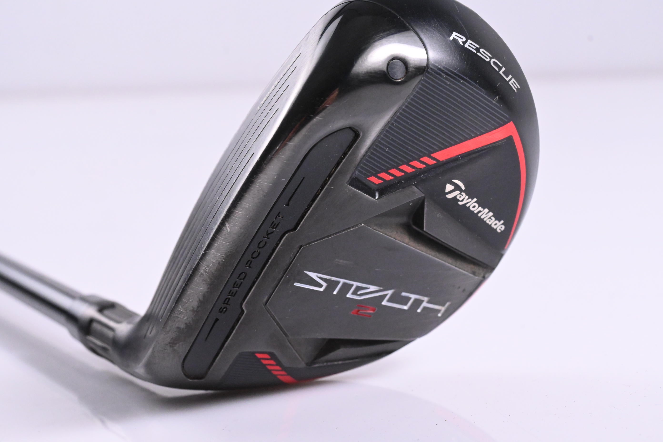 Left Hand Taylormade Stealth 2 #3 Hybrid / 19 Degree / Stiff Flex Ventus TR Red