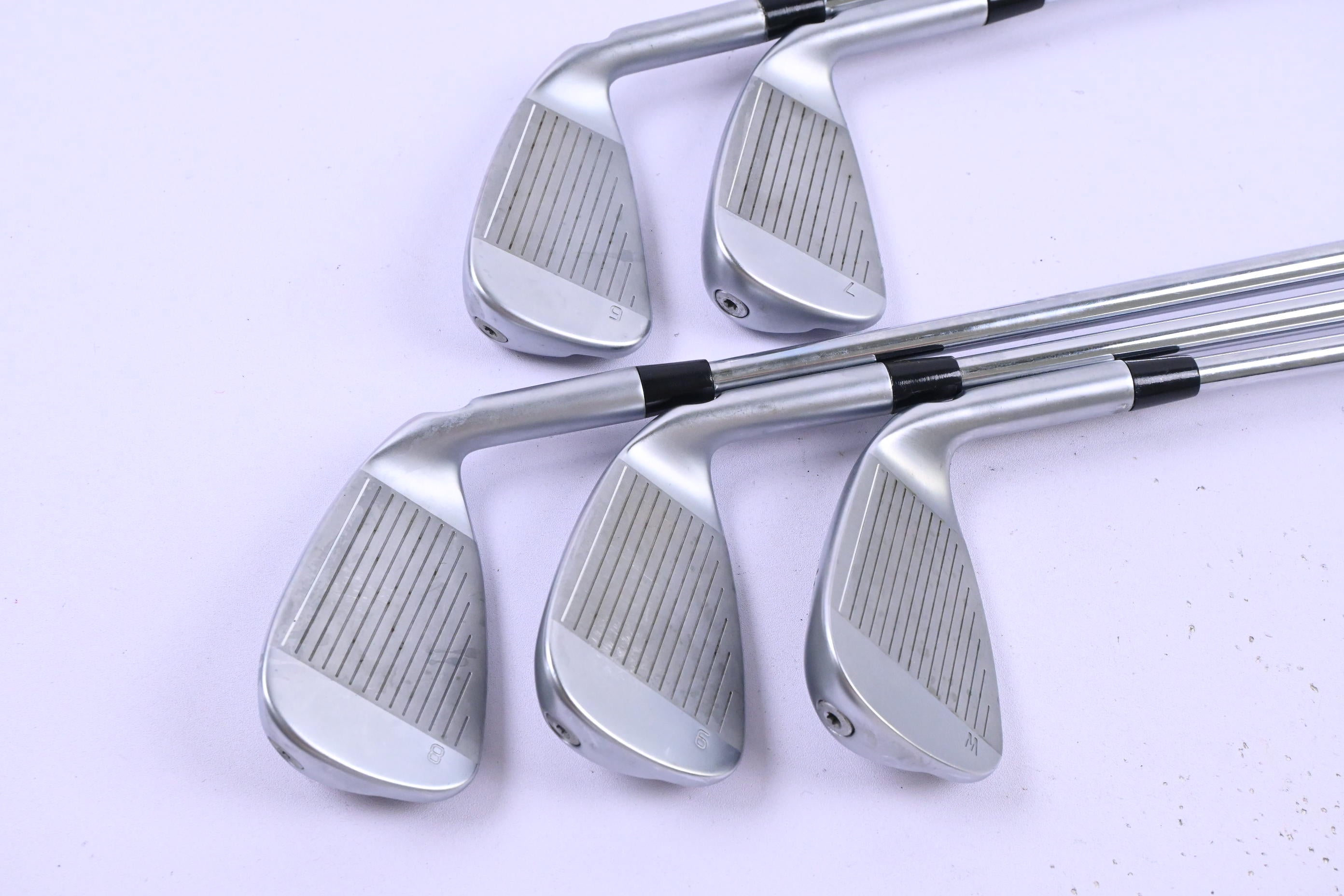 Left Hand Ping G425 Irons / 6-PW / Red Dot / X-Flex Project X Rifle Shafts