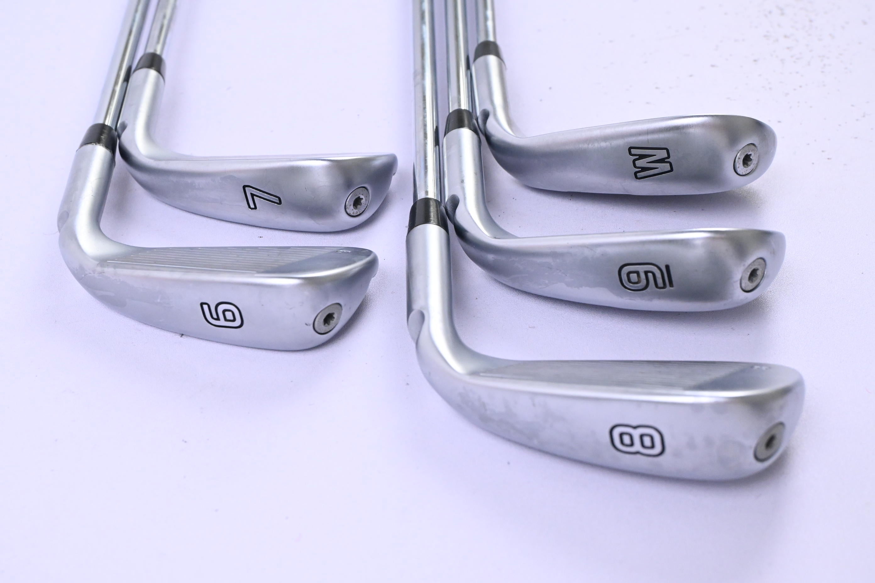 Left Hand Ping G425 Irons / 6-PW / Red Dot / X-Flex Project X Rifle Shafts