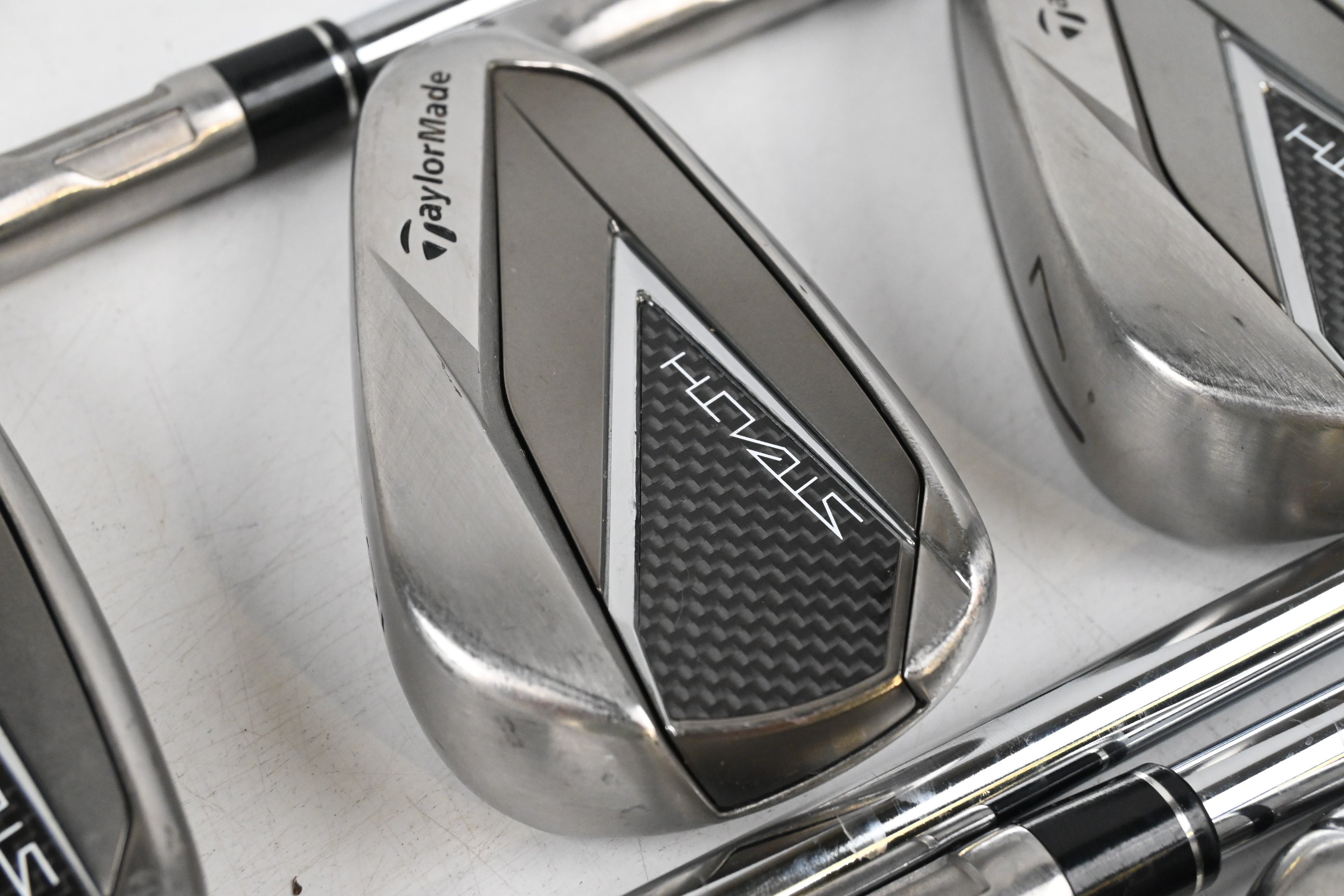 Taylormade Stealth Irons / 5-PW+GW / Stiff Flex KBS MAX MT 85 Shafts