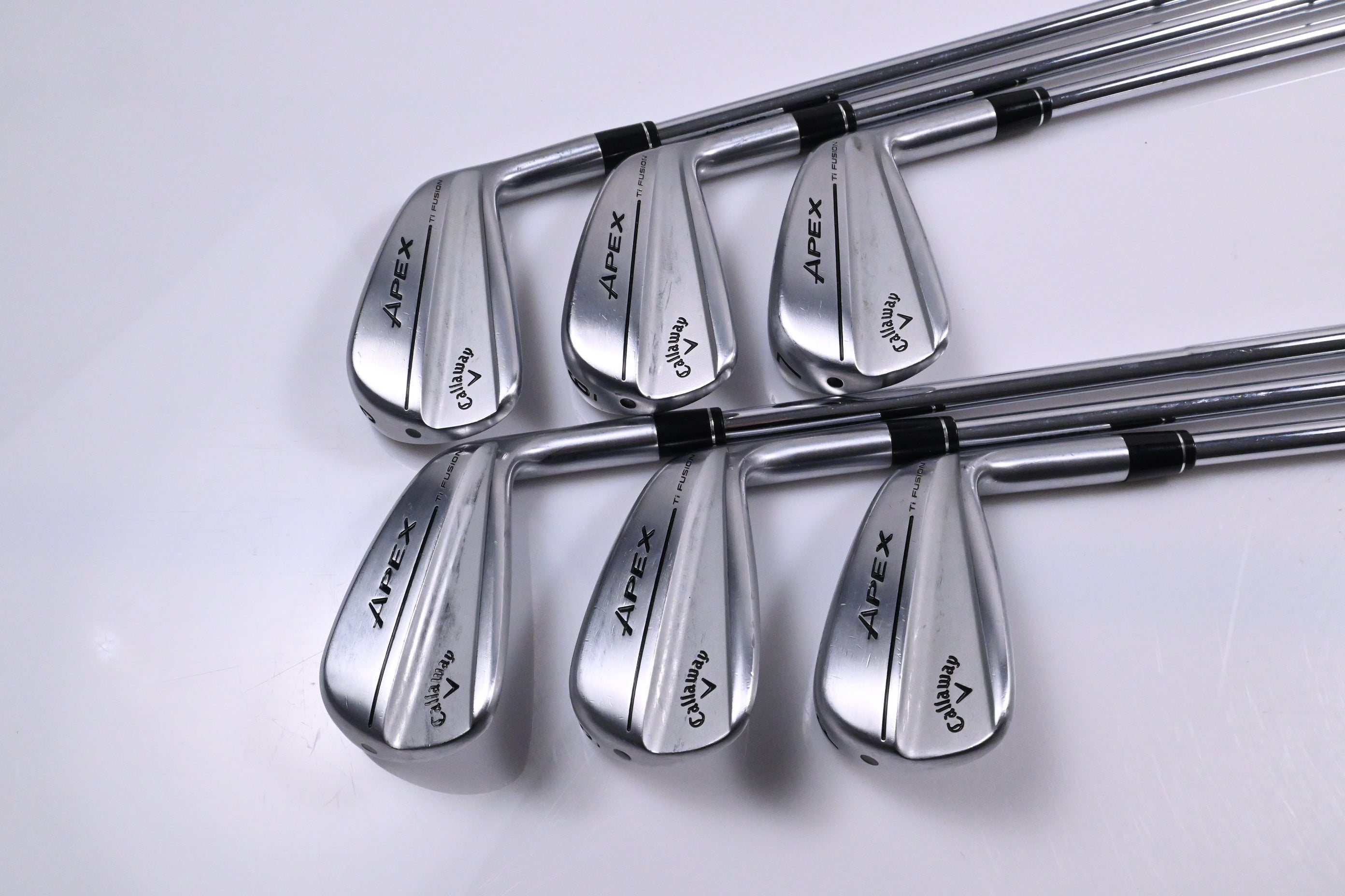 Callaway Apex Ti Fusion 250 Irons / 5-PW / Stiff Flex Dynamic Gold Mid 100 S300