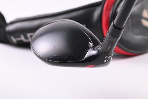 Left Hand Taylormade Stealth #4 Hybrid / 22 Degree / Regular Flex Ventus Red 6