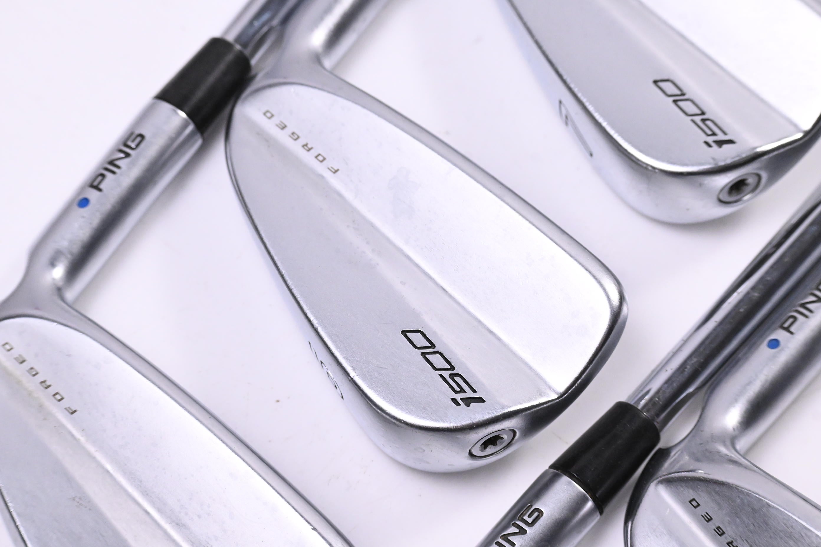 Ping i500 Irons / 5-PW / Blue Dot / Stiff Flex Dynamic Gold 105 S300 Shafts