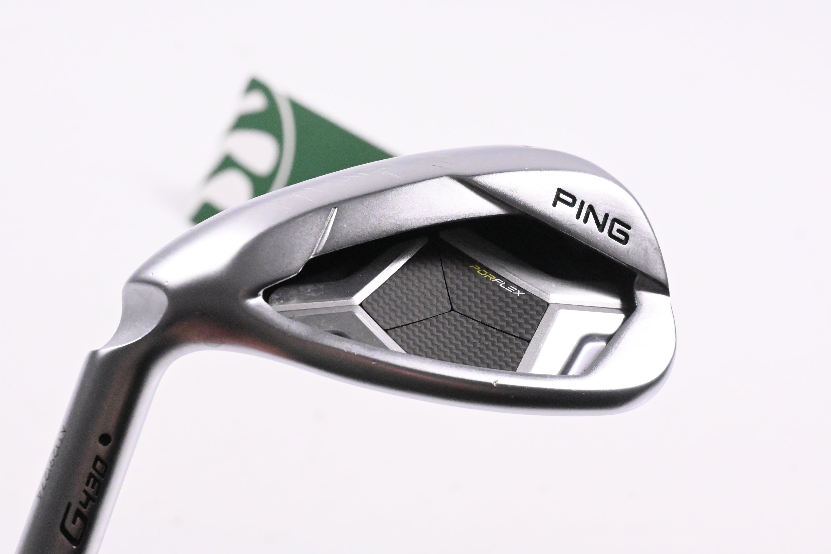 Left Hand Ping G430 Sand Wedge / 54 Degree / Black Dot / Regular Flex Dynamic Gold