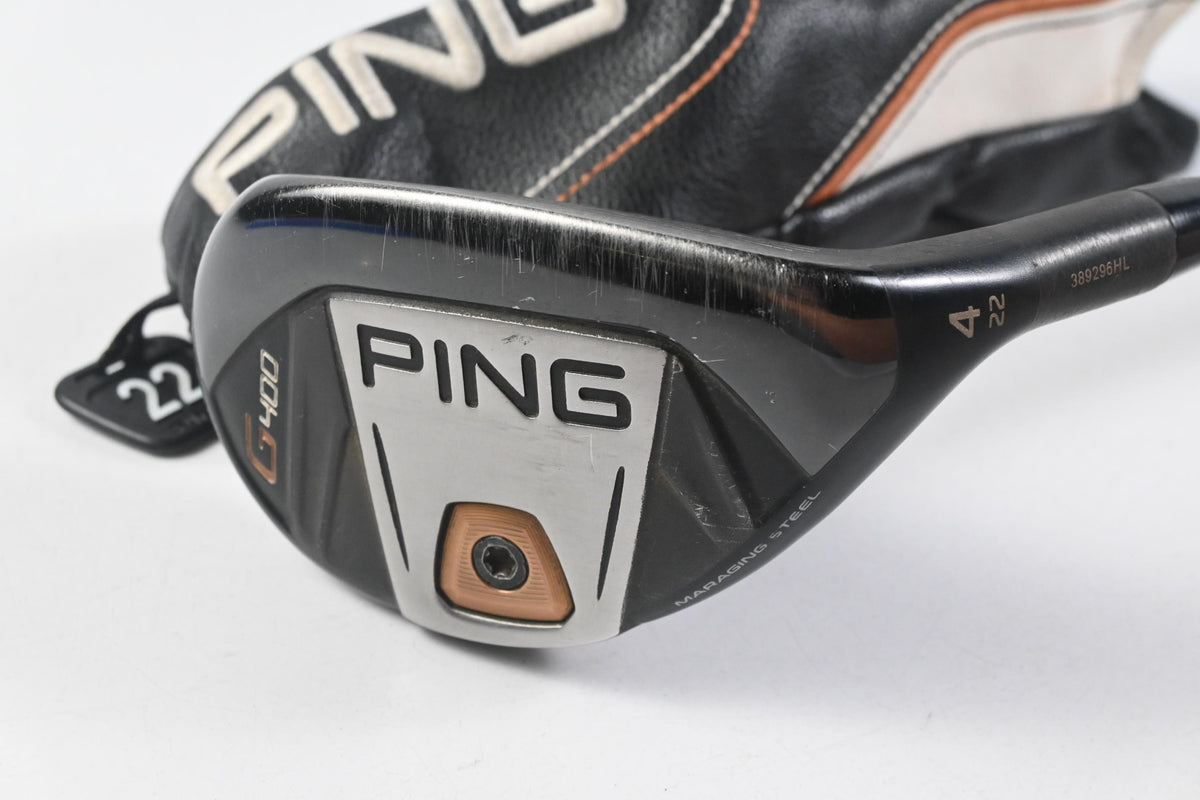 Ping G400 #4 Hybrid / 22 Degree / Regular Flex Ping Alta CB 70 Shaft