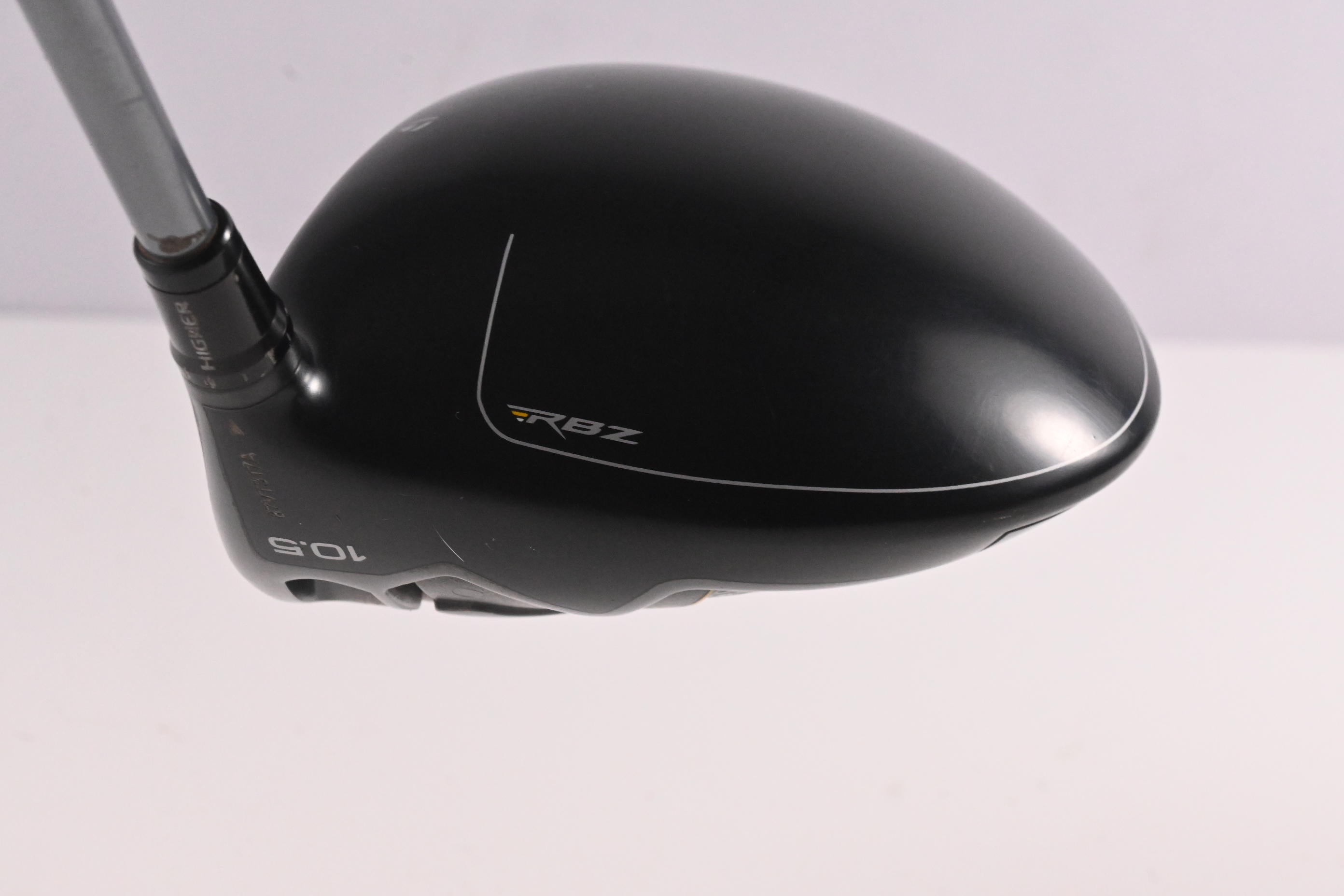 Taylormade RBZ Black Driver / 10.5 Degree / Regular Flex Matrix Ozik White Tie