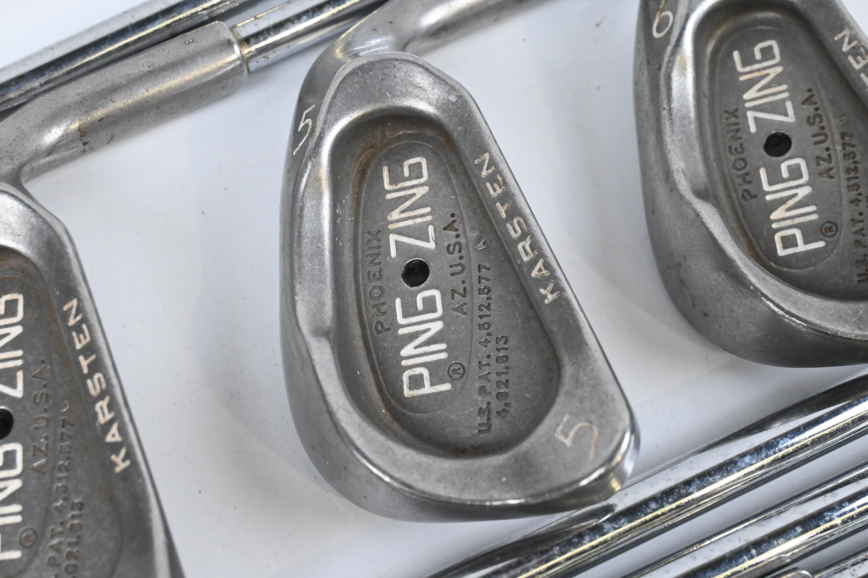 Ping Zing Irons / 3-PW+SW / Black Dot / Regular Flex Ping Karsten Shafts