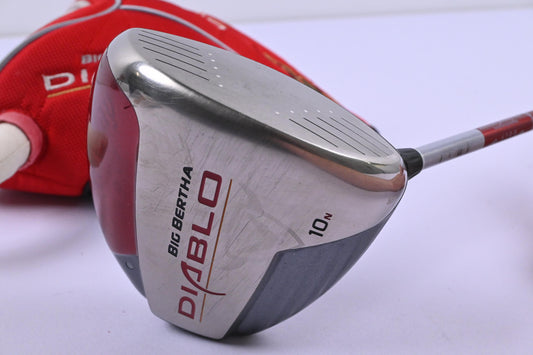 Callaway Big Bertha Diablo Driver / 10 Degree / Regular Flex Aldila DVS Red 65