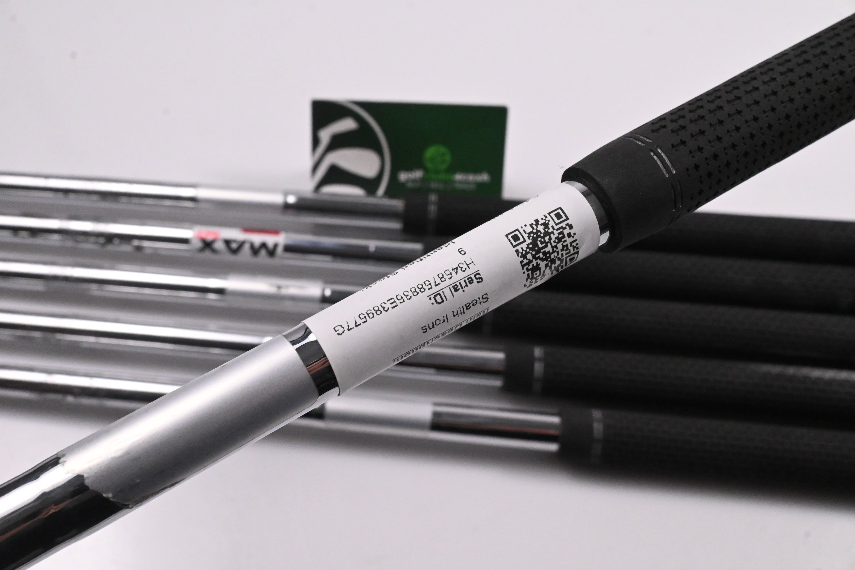 Taylormade Stealth Irons / 5-PW / Stiff Flex KBS Max MT 85 Shafts