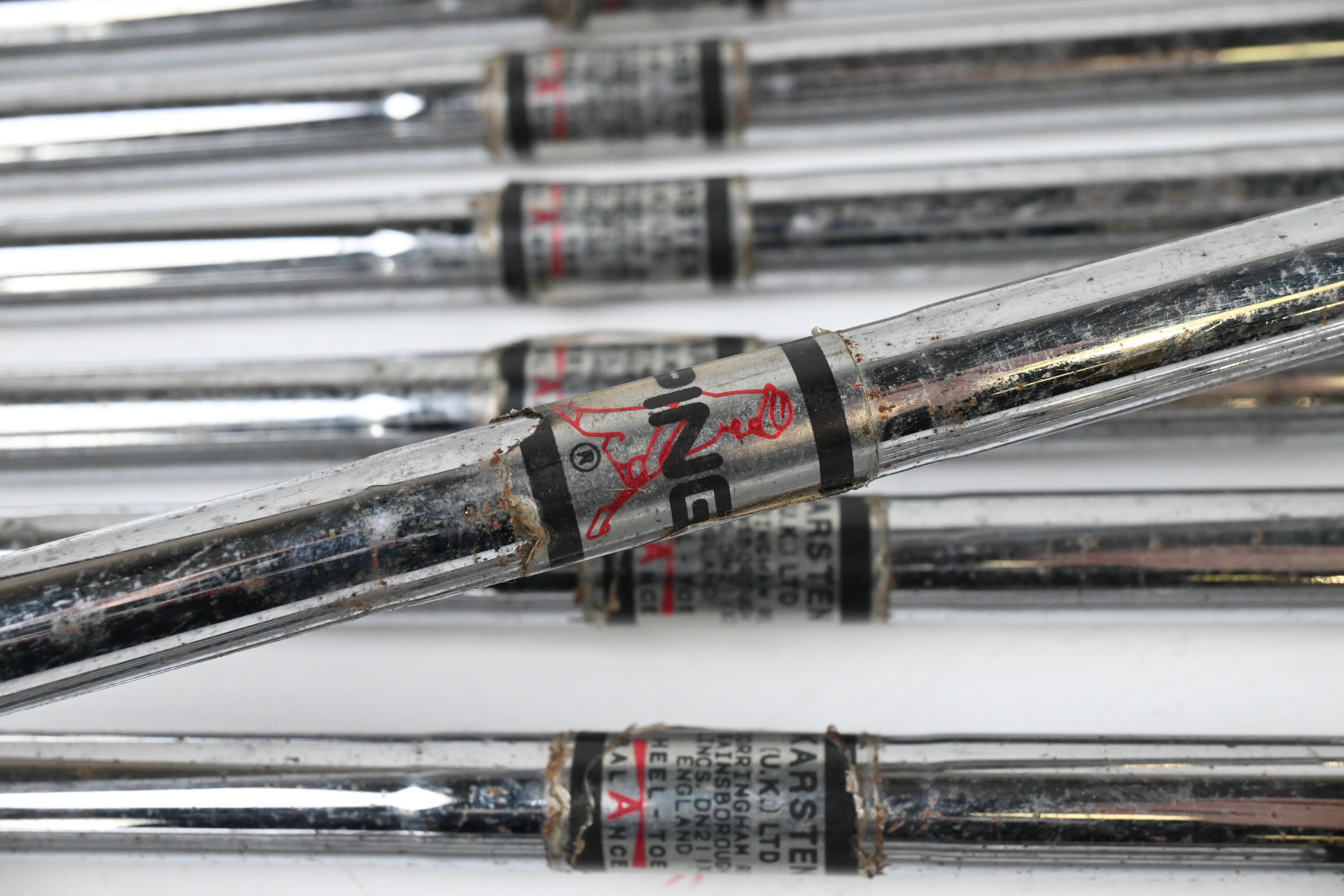 Ping Zing Irons / 3-PW+SW / Black Dot / Regular Flex Ping Karsten Shafts