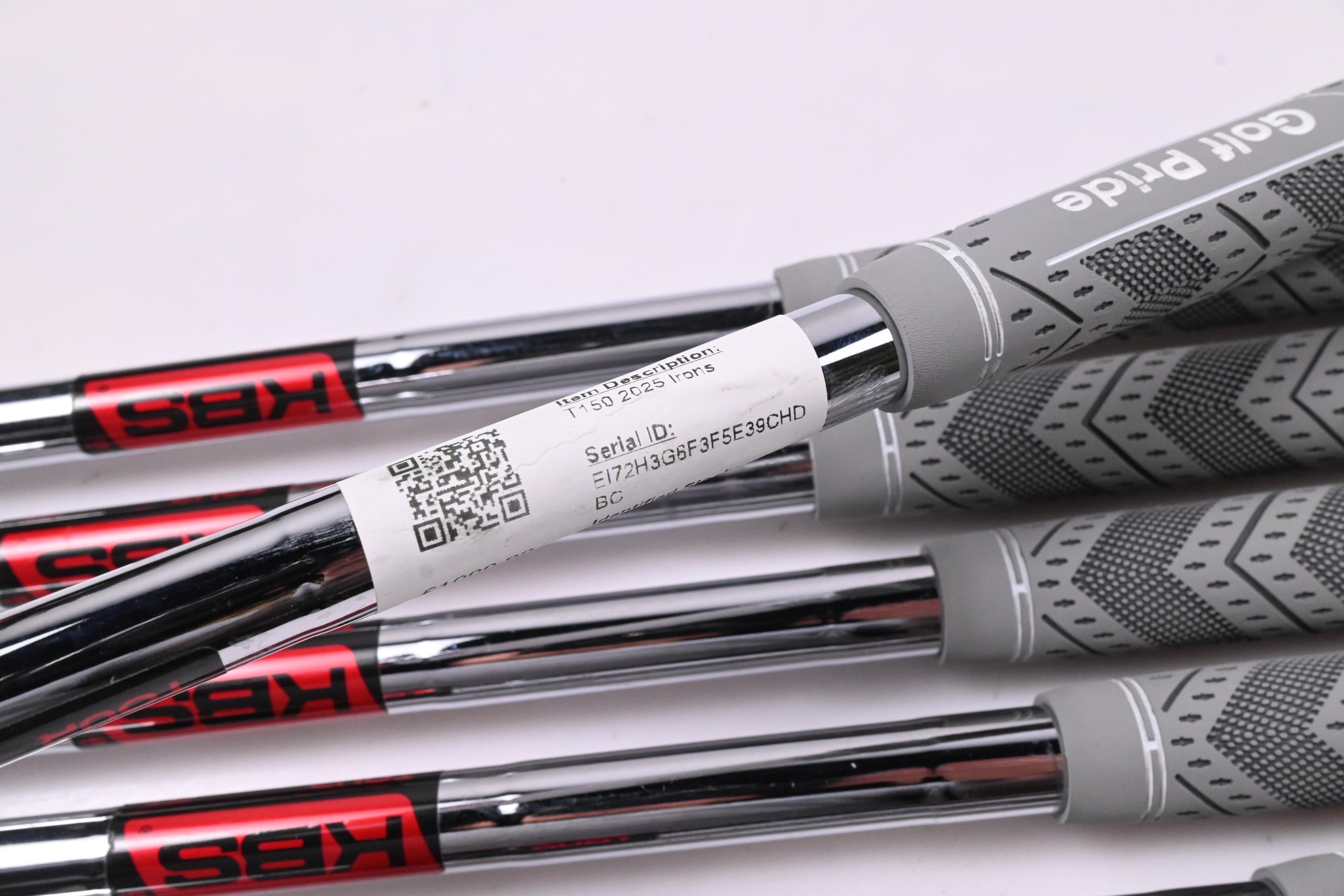 Titleist T250/T150 2025 Irons / 5-PW / Stiff Flex KBS Tour Shafts