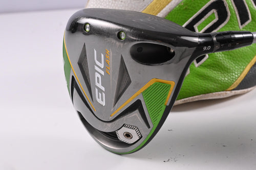 Callaway Epic Flash Driver / 9 Degree / Stiff Flex Evenflow Green 55 Shaft