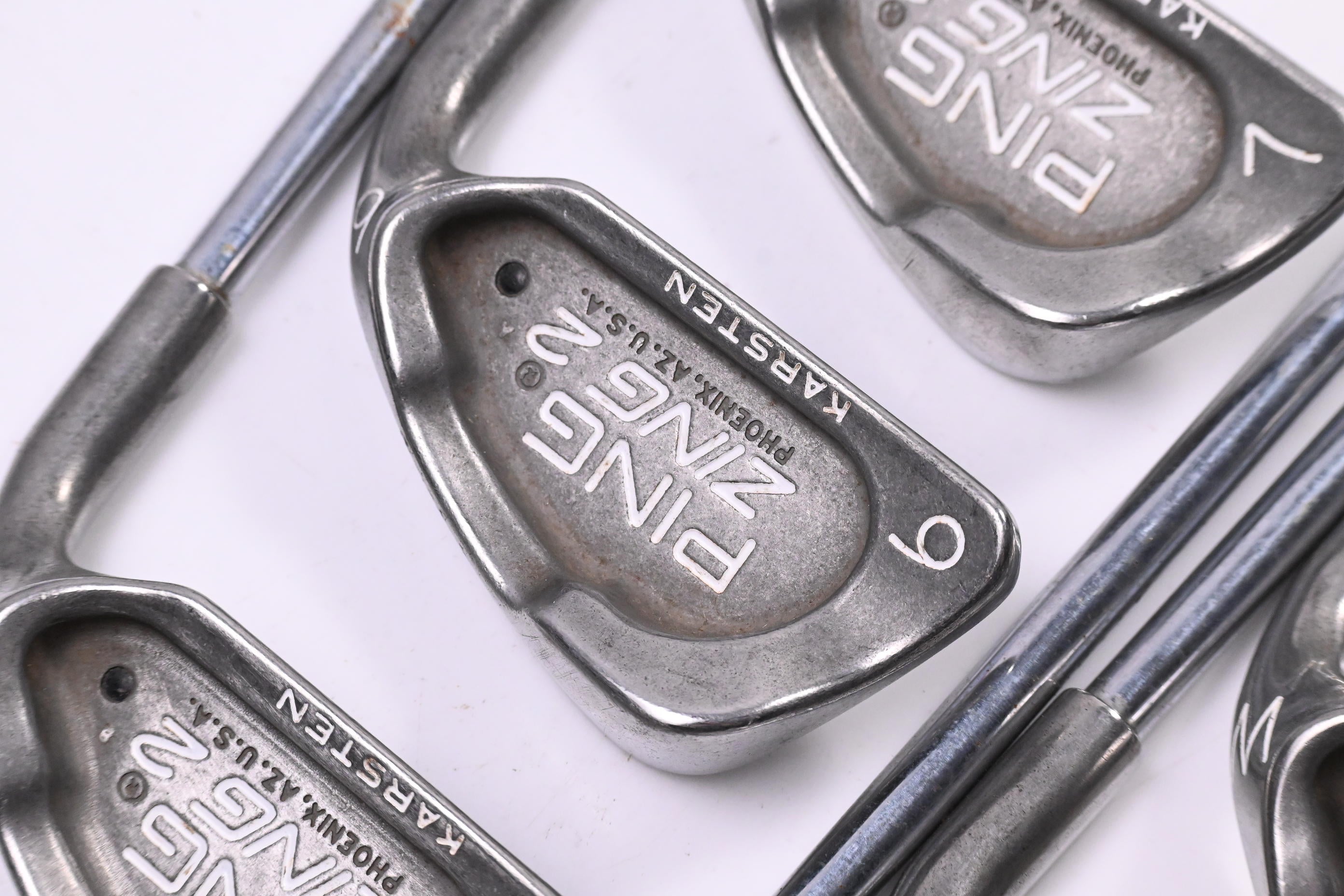 Ping Karsten Zing 2 Irons / 5-PW+SW / Black Dot / Stiff Flex Ping JZ Shafts